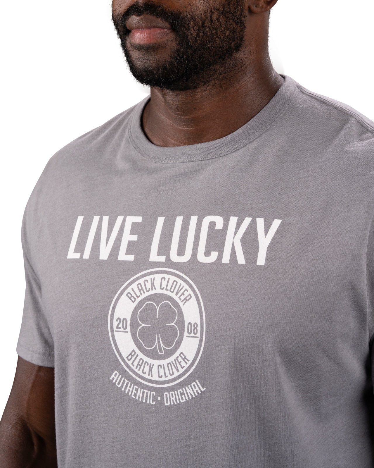 Authentic Luck Charcoal - Flex Graphic Tee - Image 3