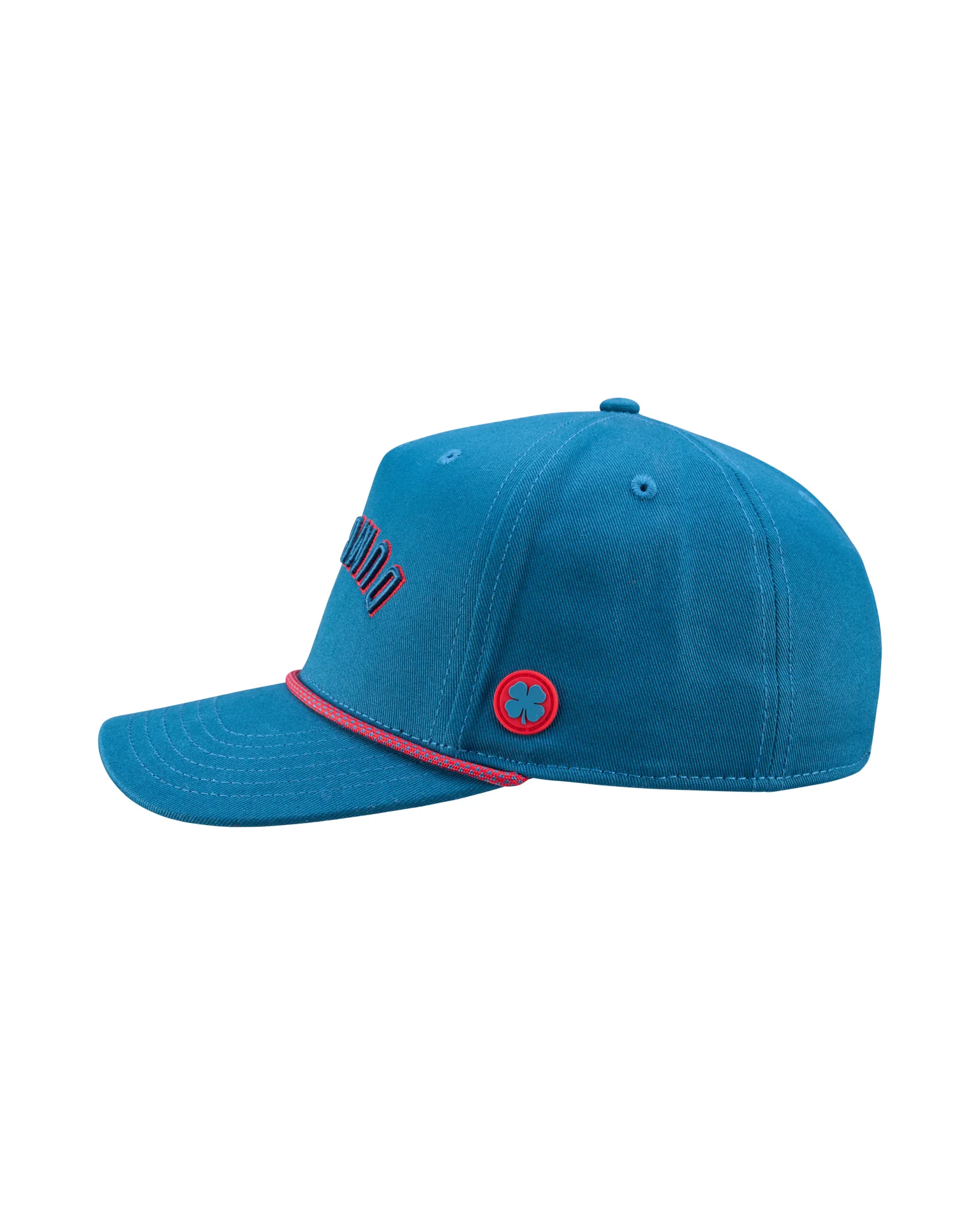 Dumb Luck 1 Blue Cotton Twill Trucker Hat - Image 4
