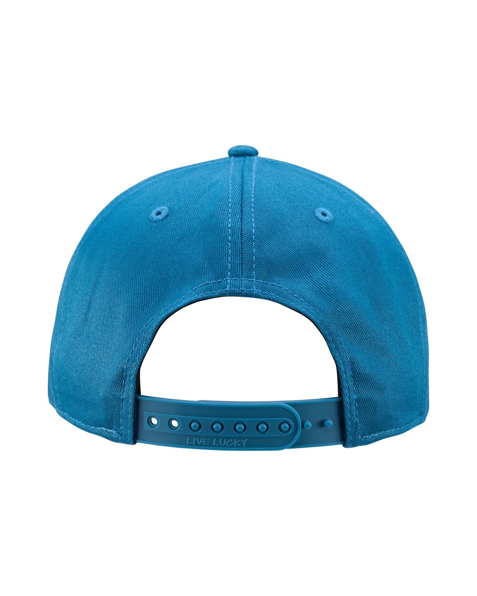 Dumb Luck 1 Blue Cotton Twill Trucker Hat - Image 5