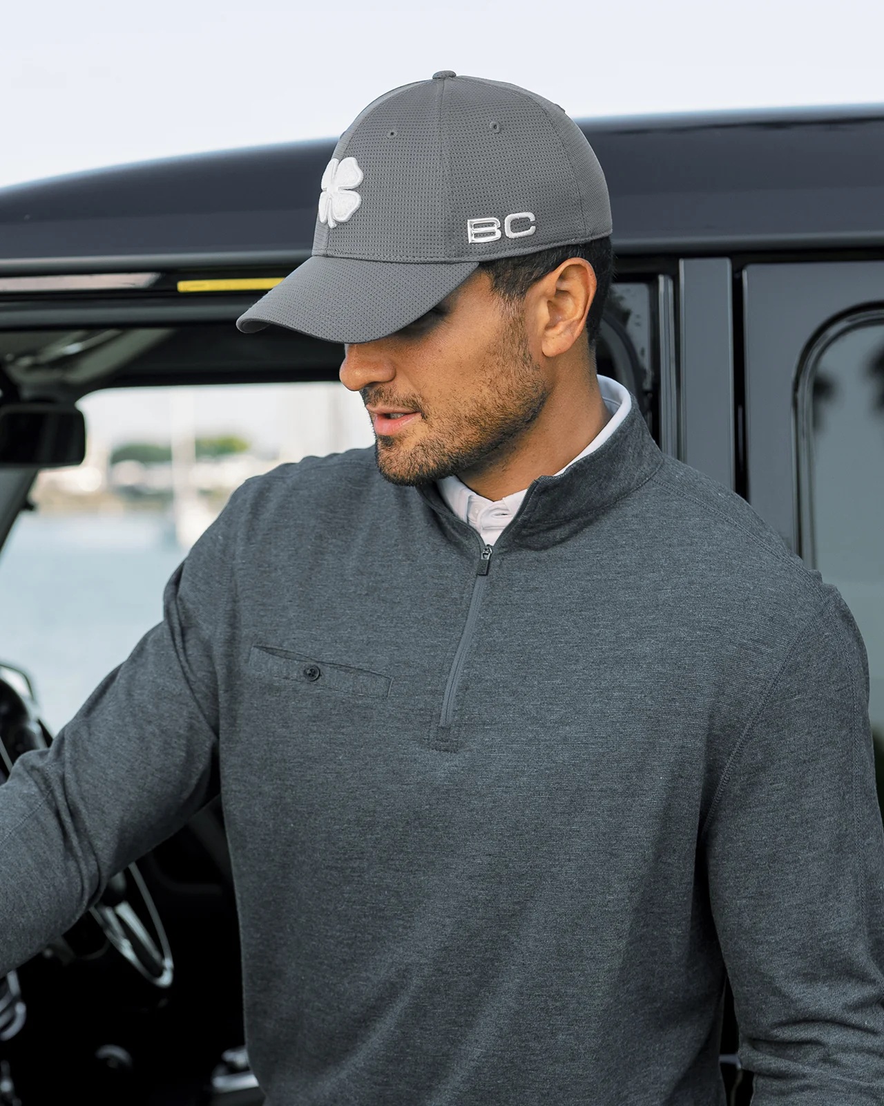 Iron X Steel Grey Memory Fit Hat - Image 7