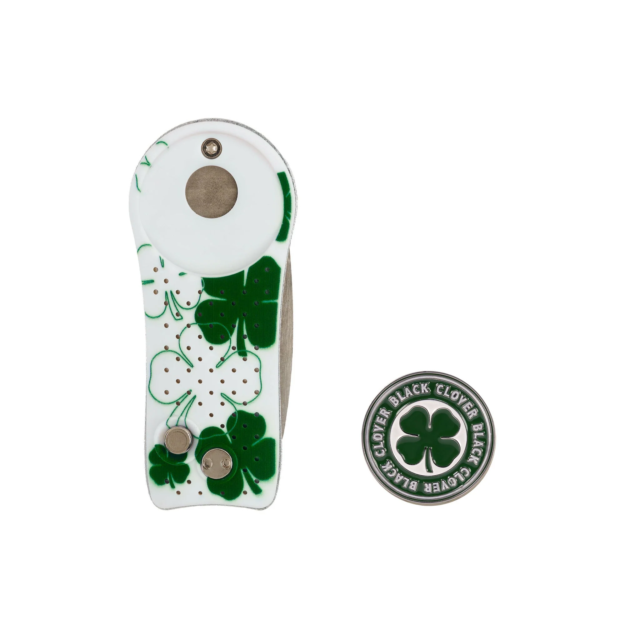 Live Lucky Divot Tool with Ball Marker Set Green - Image 3