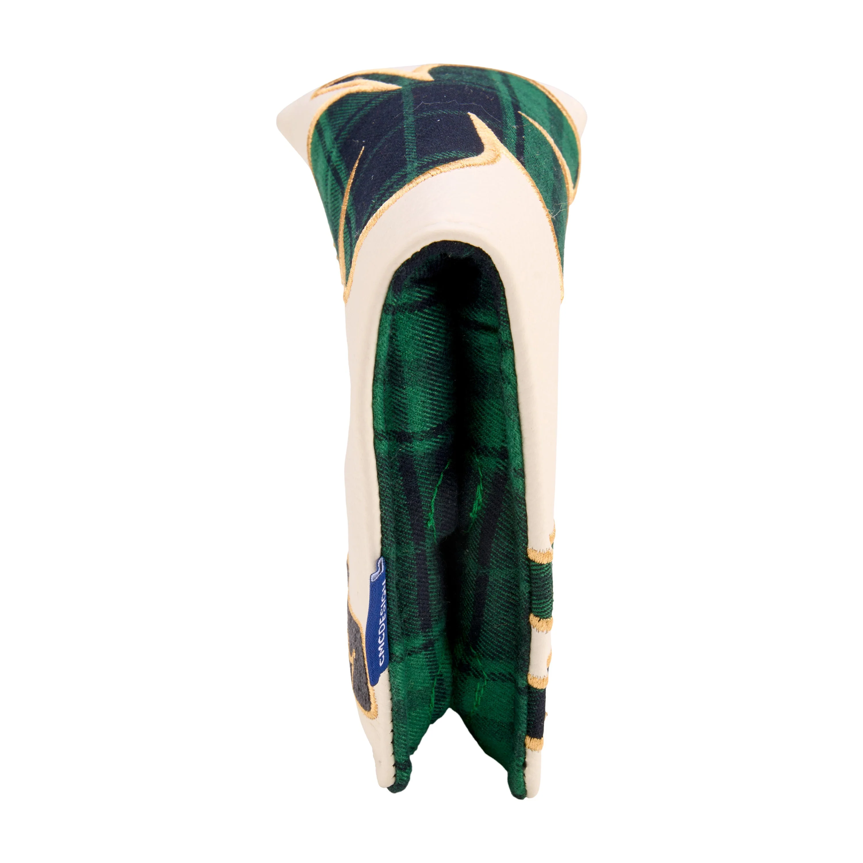 Live Lucky "Tartan" Leather Blade Putter Cover - Image 3