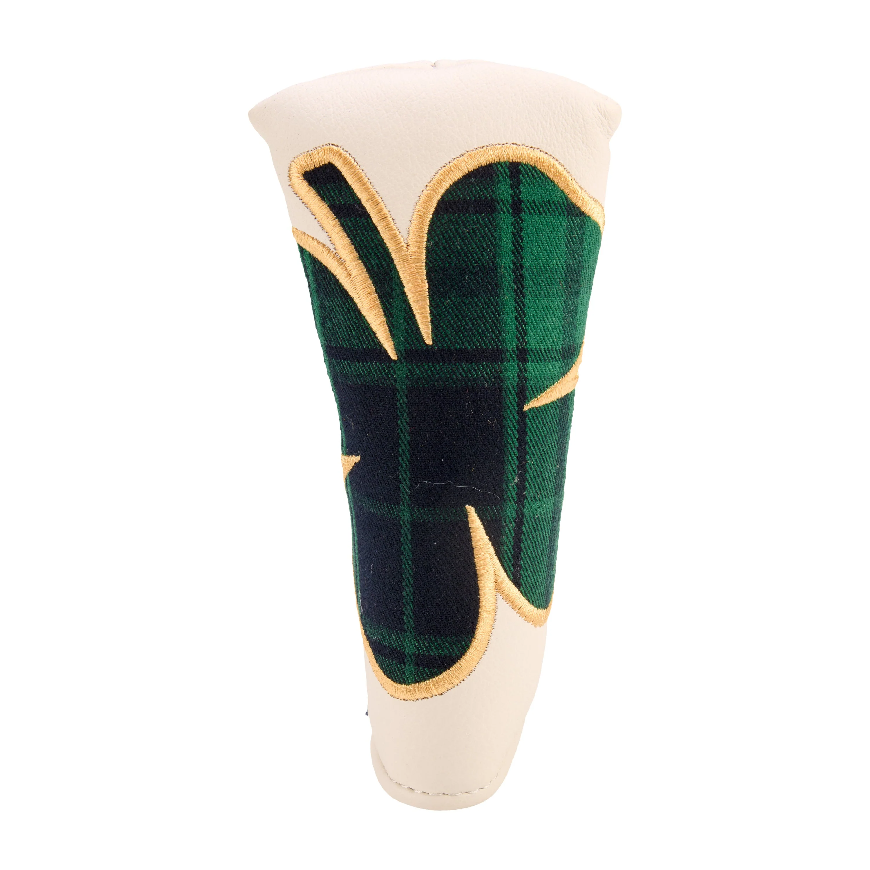 Live Lucky "Tartan" Leather Blade Putter Cover - Image 4