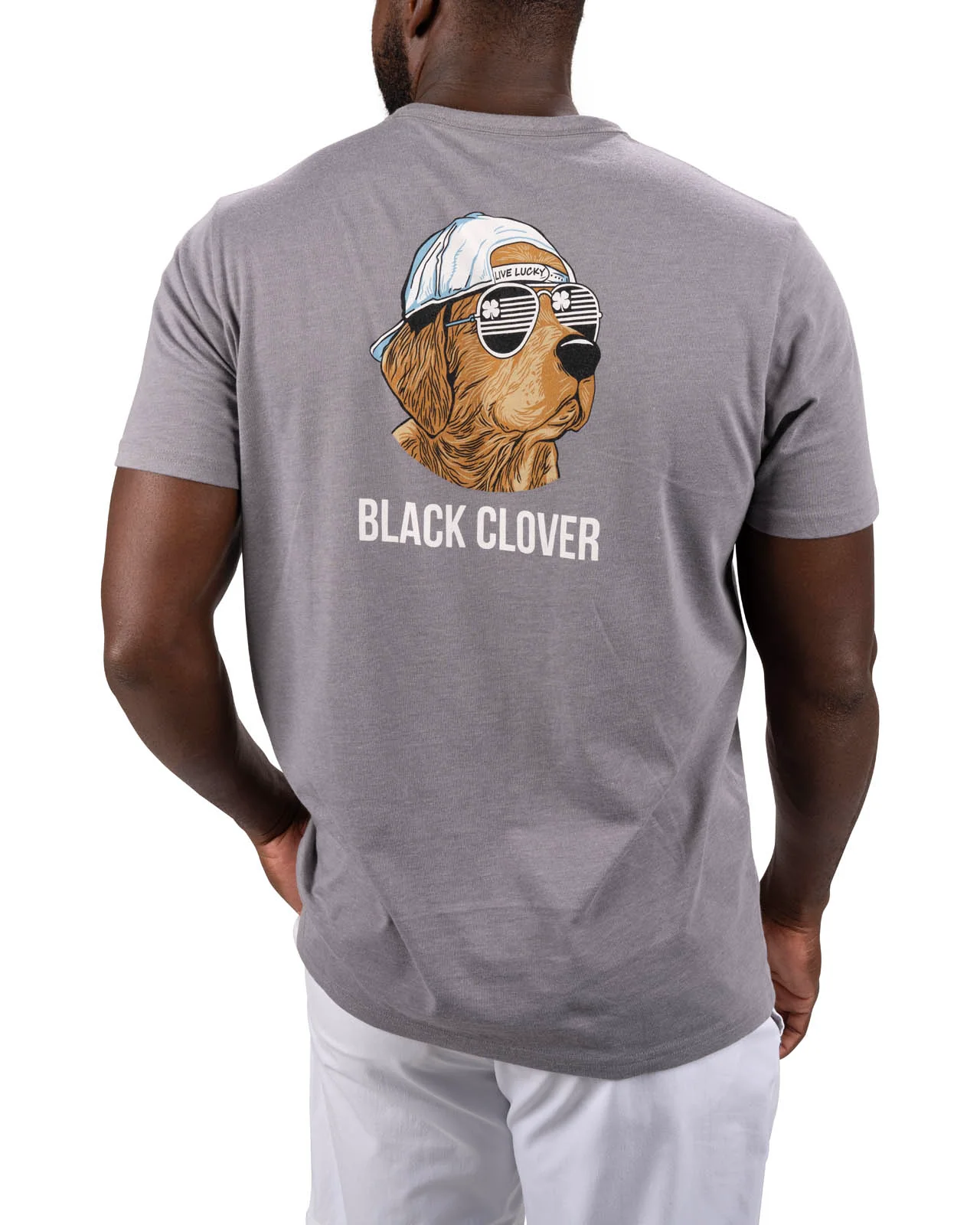 Lucky Dog Charcoal - Flex Graphic Tee - Image 4
