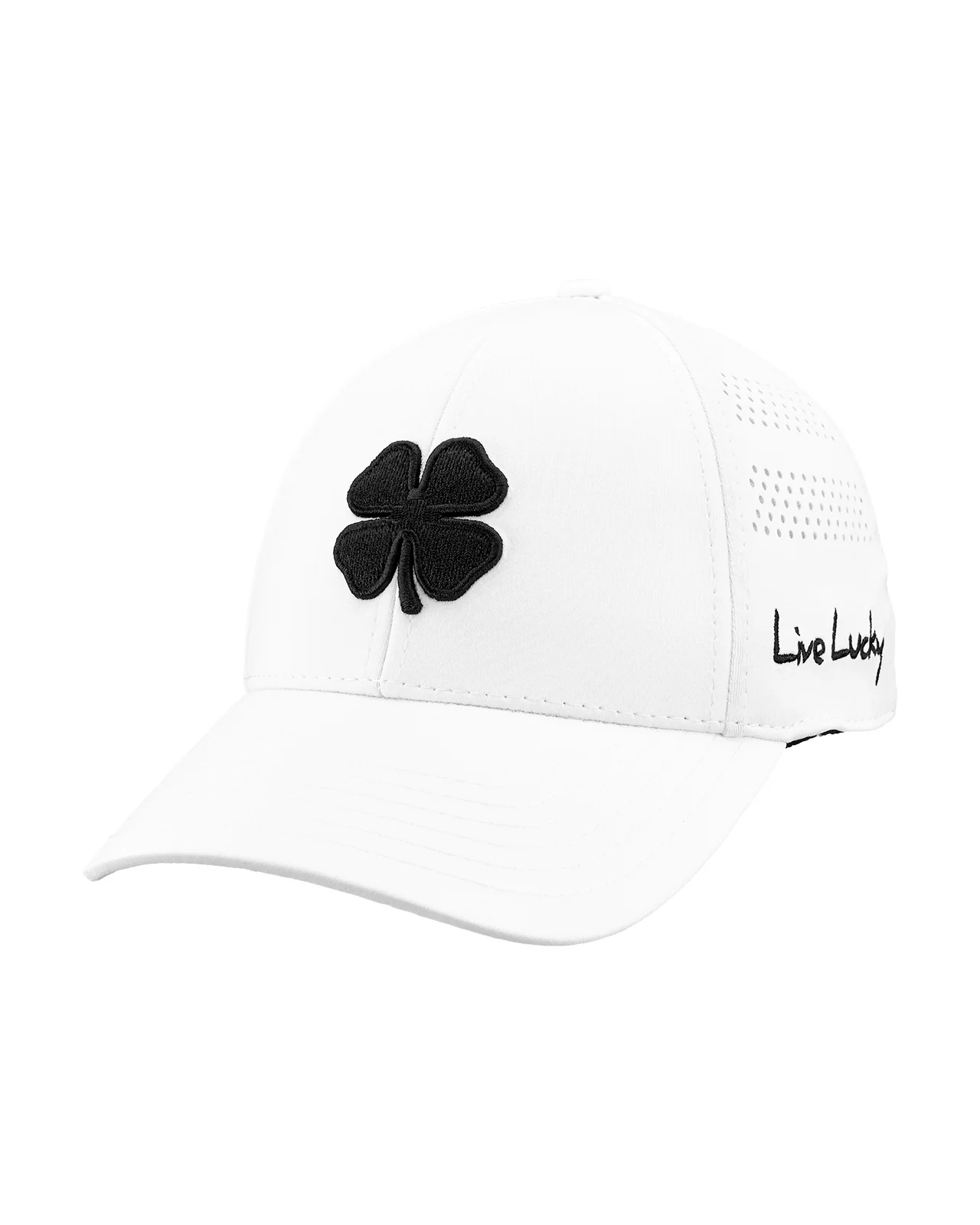Lucky Heather Laser 1 White Memory Fit Hat - Image 3