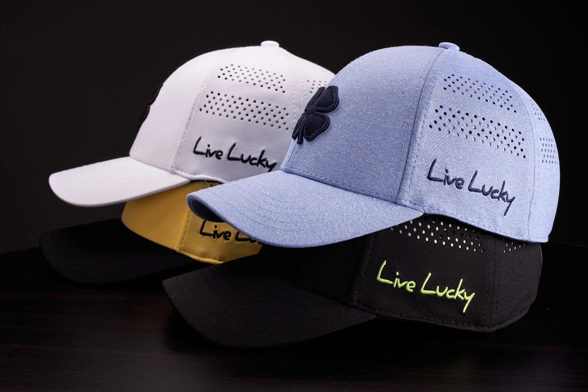 Lucky Heather Laser 1 White Memory Fit Hat - Image 7