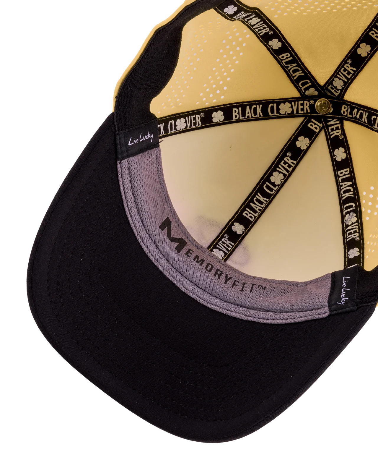 Lucky Heather Laser 3 Yellow Memory Fit Hat - Image 6
