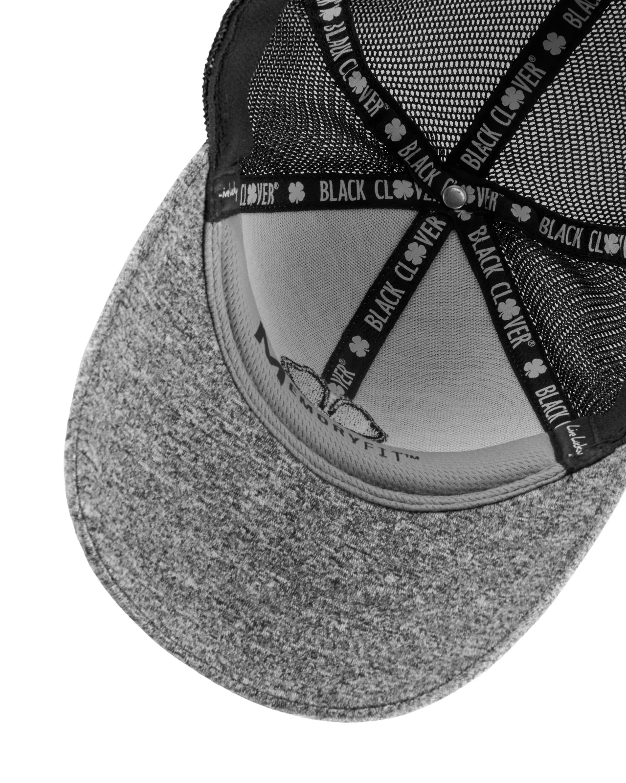 Lucky Heather Mesh Grey Memory Fit Hat - Image 10