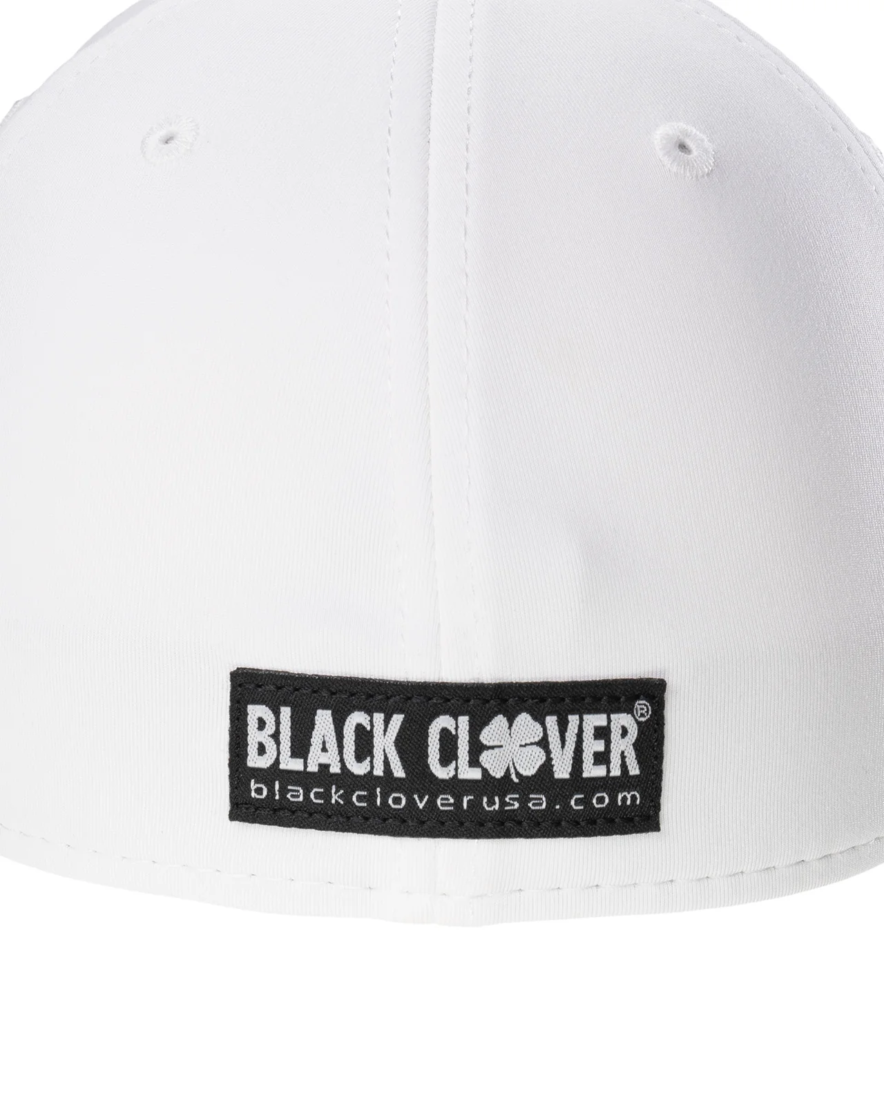 Premium Clover 1 White Fitted Performance Hat - Image 10