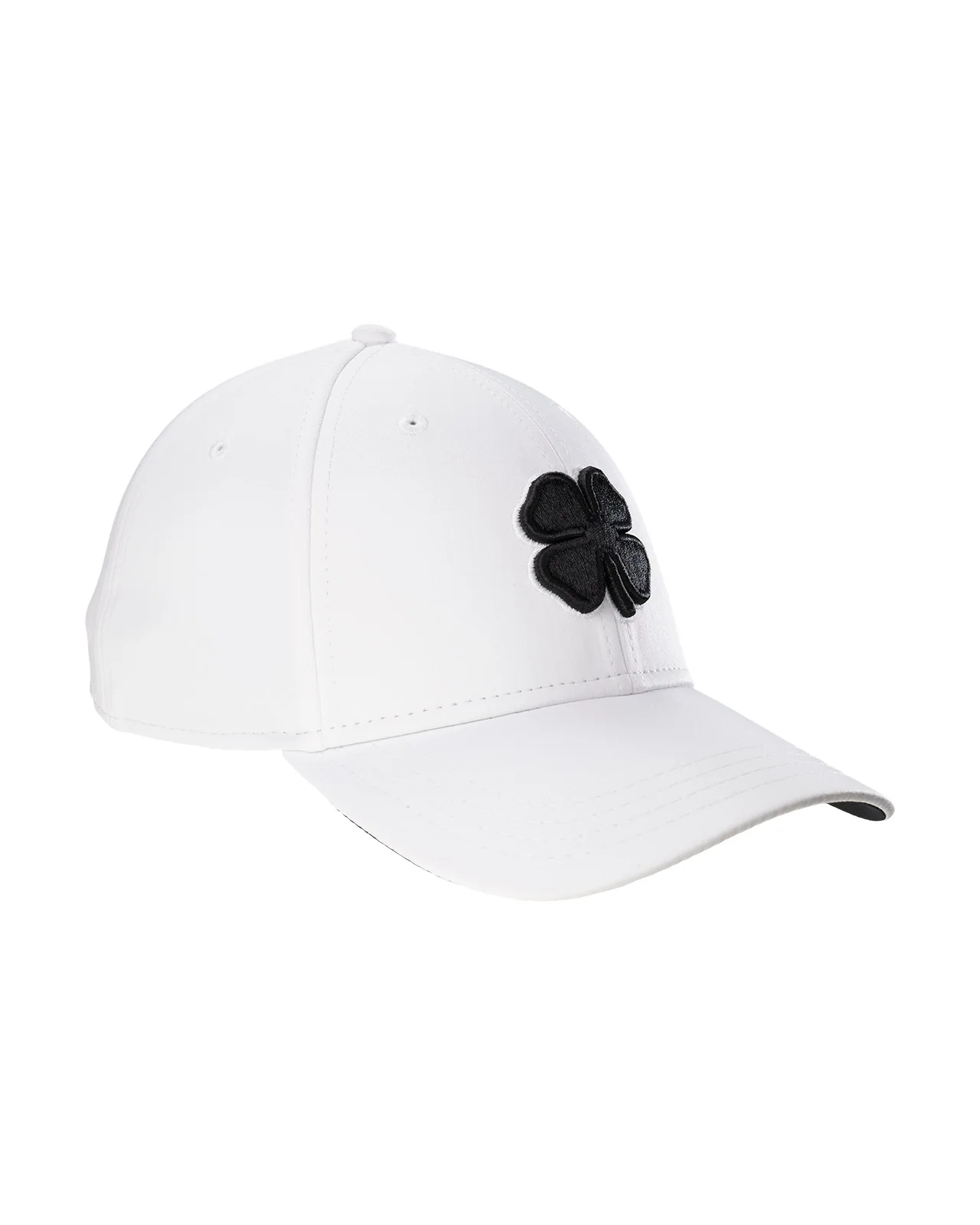 Premium Clover 1 White Fitted Performance Hat - Image 8