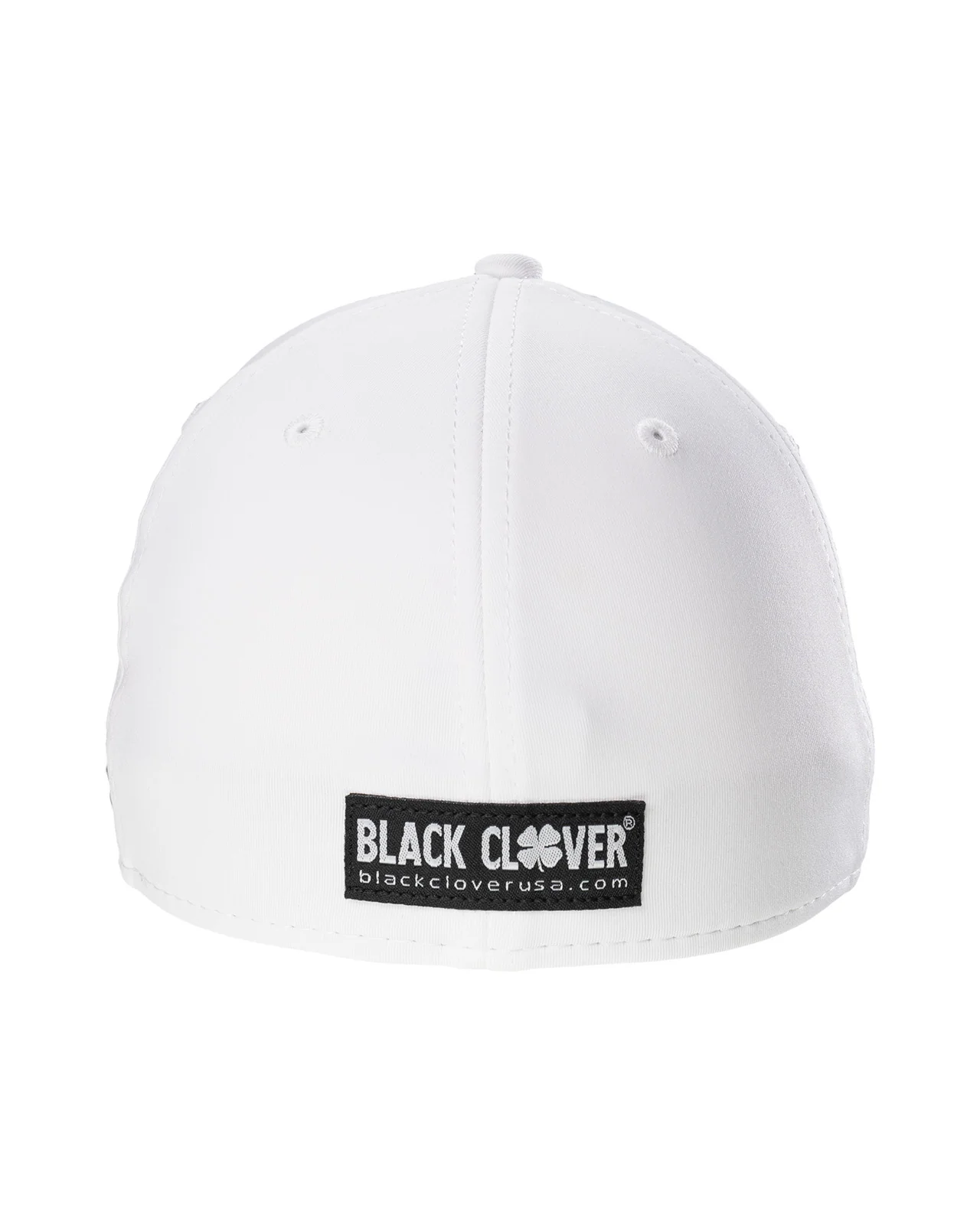 Premium Clover 1 White Fitted Performance Hat - Image 9