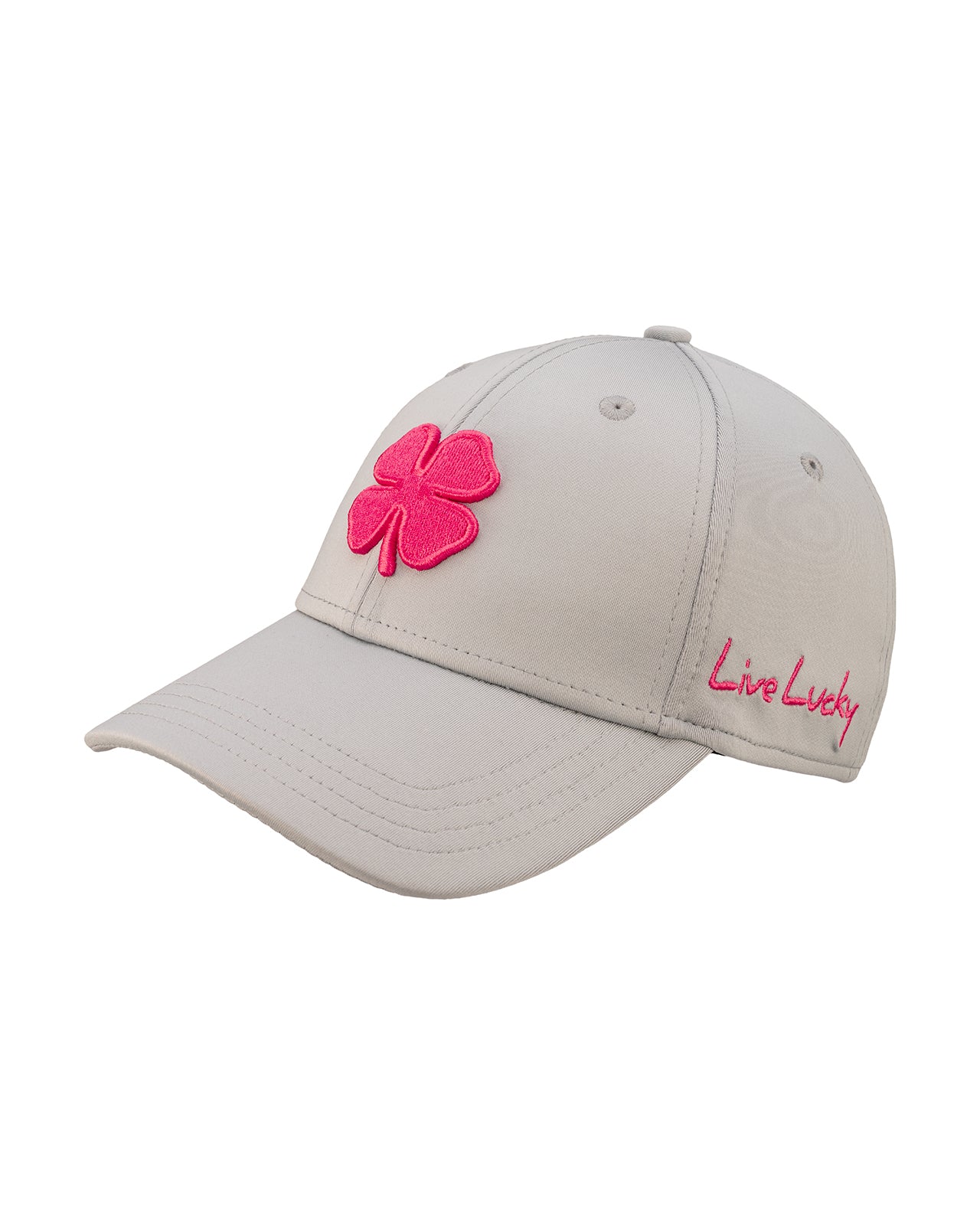 Premium Clover 133 Grey Fitted Performance Hat - Image 3