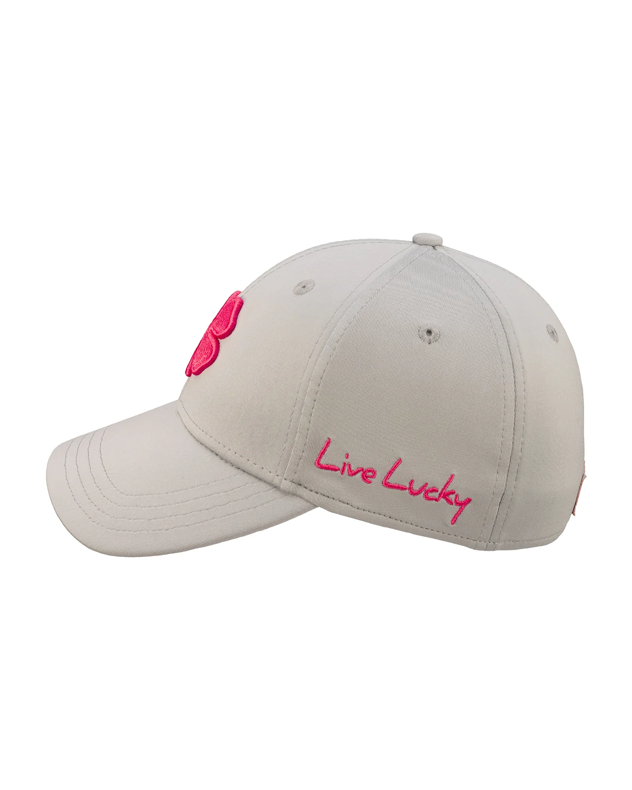 Premium Clover 133 Grey Fitted Performance Hat - Image 4