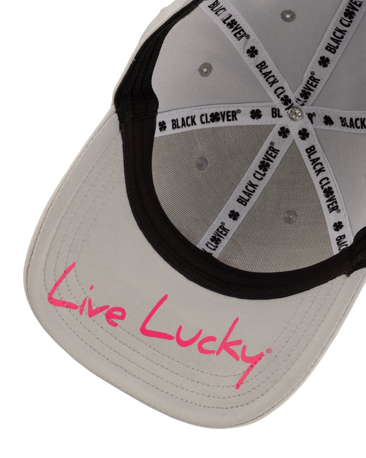 Premium Clover 133 Grey Fitted Performance Hat - Image 7
