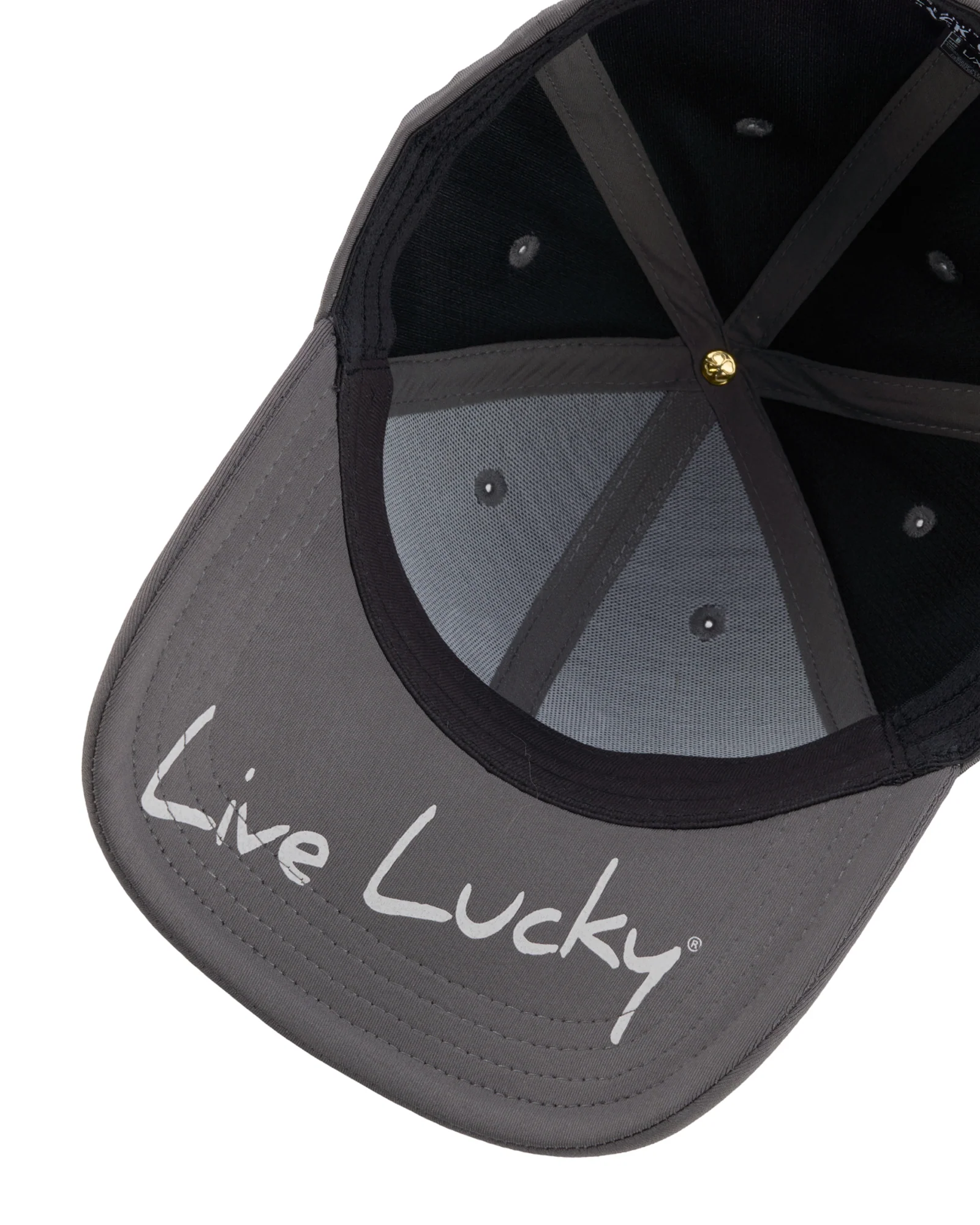 Premium Clover 137 Grey Fitted Performance Hat - Image 6