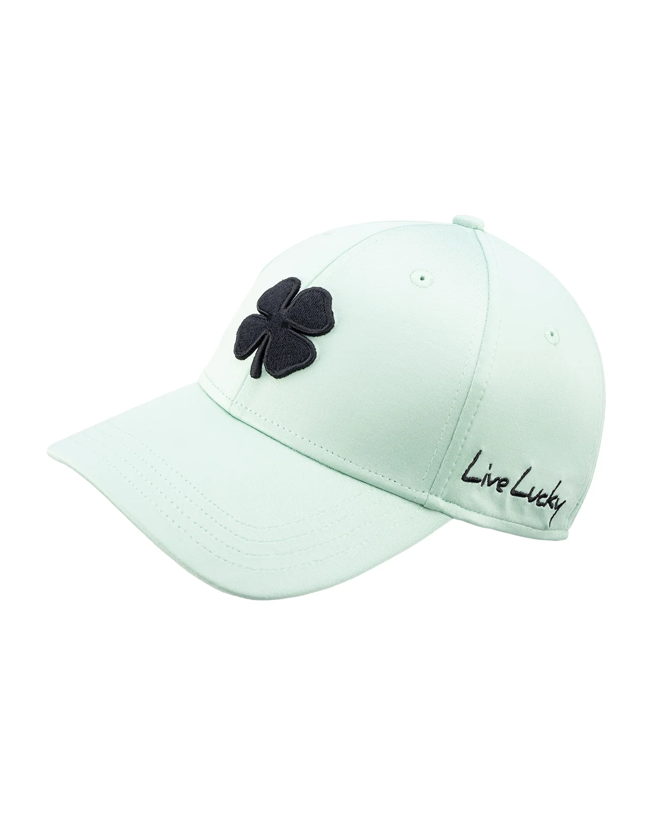 Premium Clover 142 Green Fitted Performance Hat - Image 3