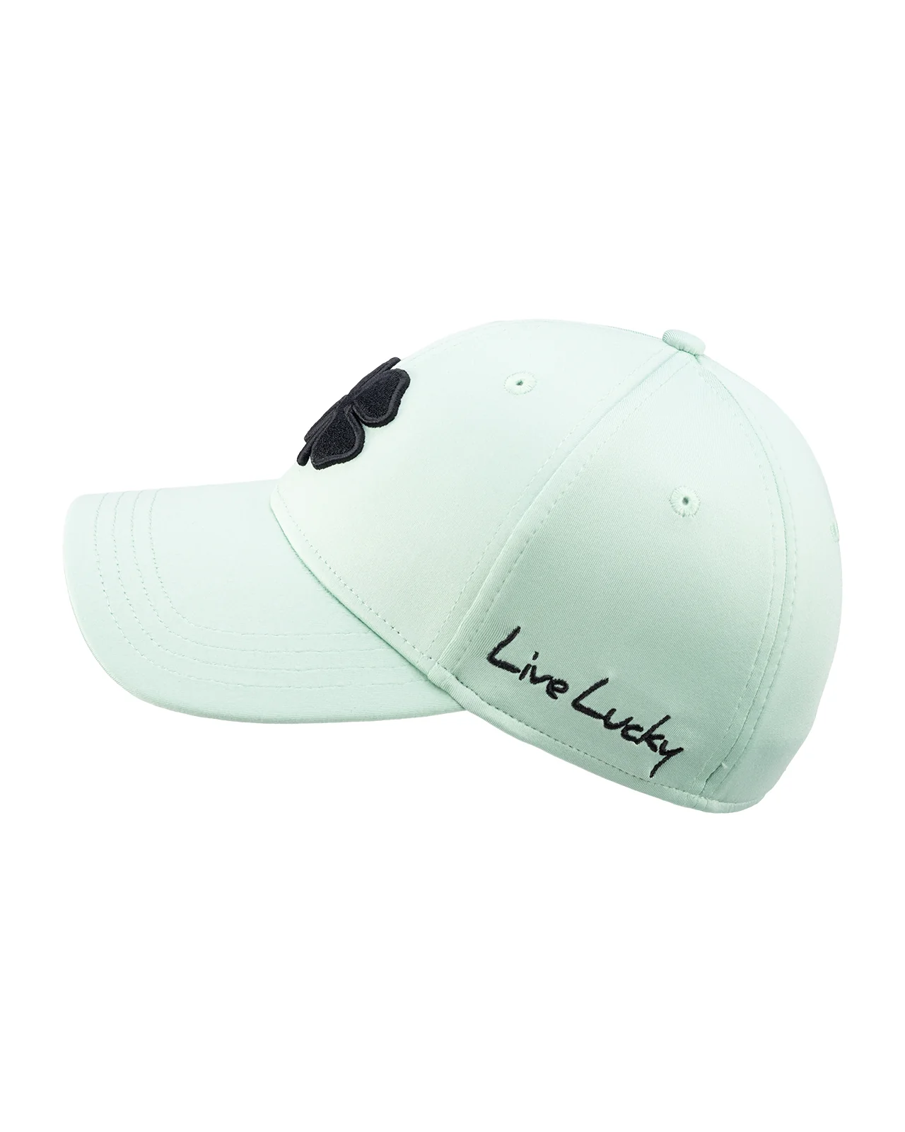 Premium Clover 142 Green Fitted Performance Hat - Image 4