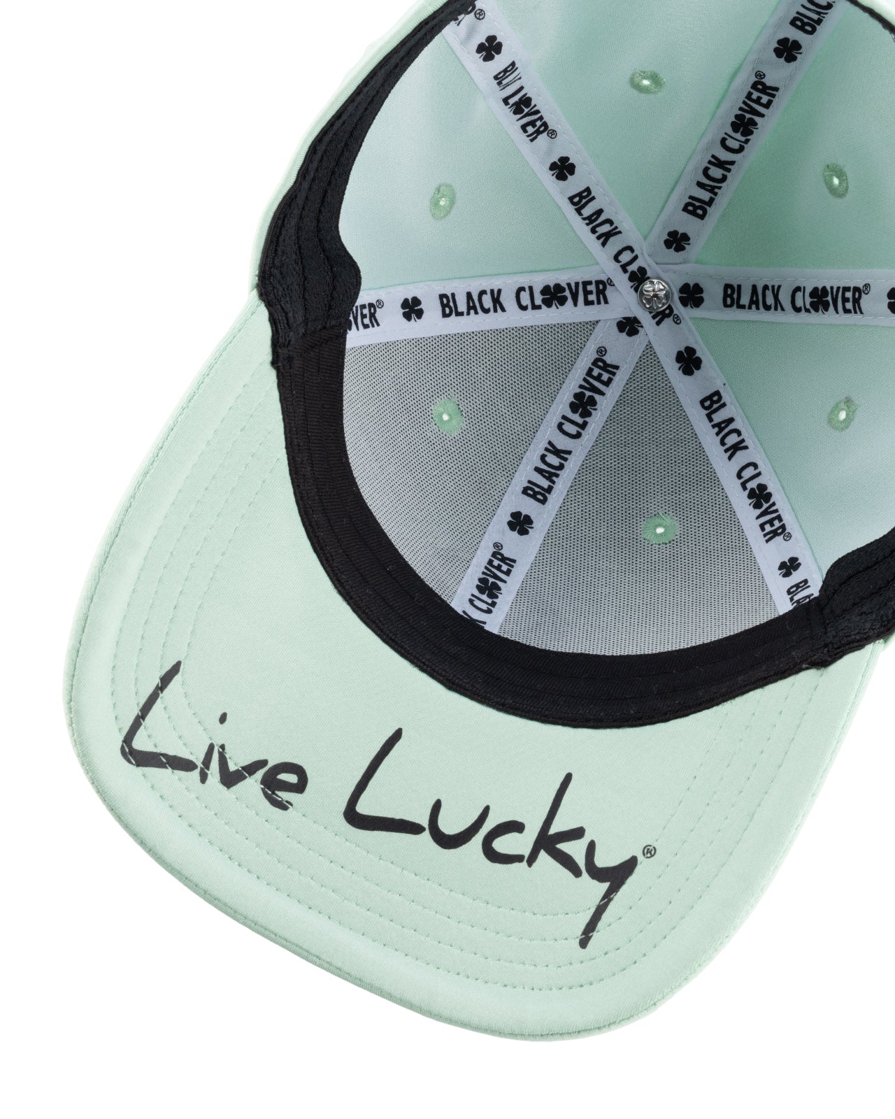 Premium Clover 142 Green Fitted Performance Hat - Image 6