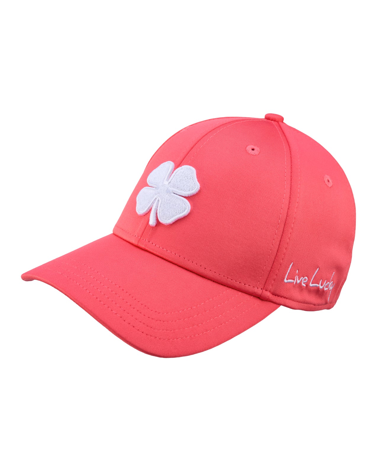 Premium Clover 144 Pink Fitted Performance Hat - Image 3