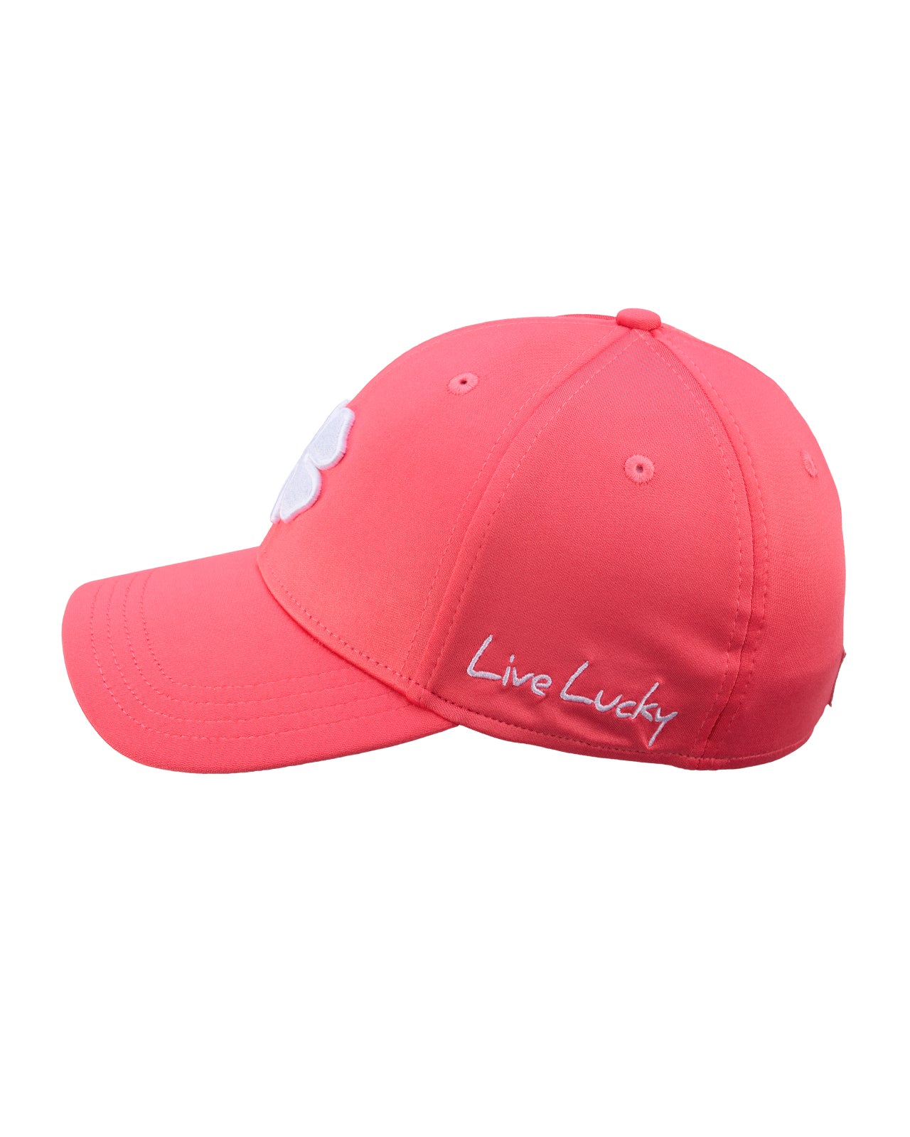 Premium Clover 144 Pink Fitted Performance Hat - Image 4