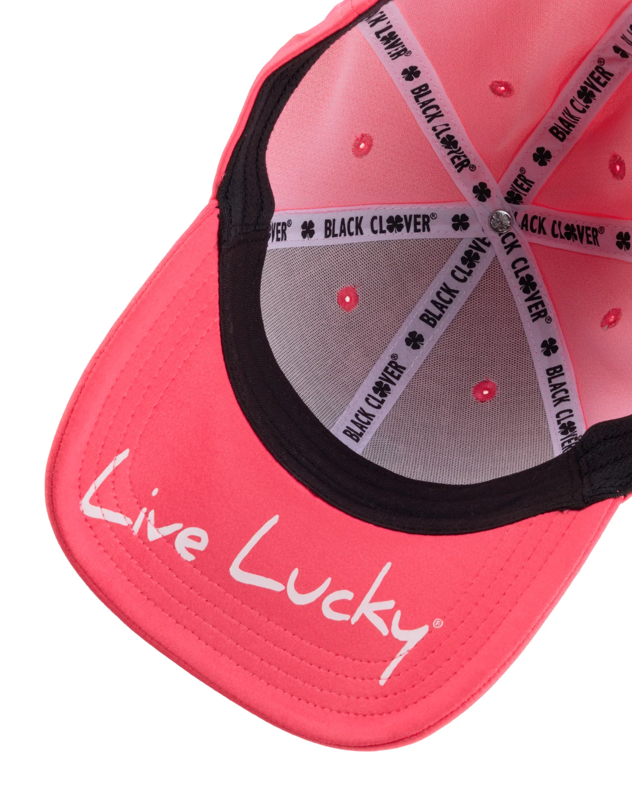 Premium Clover 144 Pink Fitted Performance Hat - Image 6