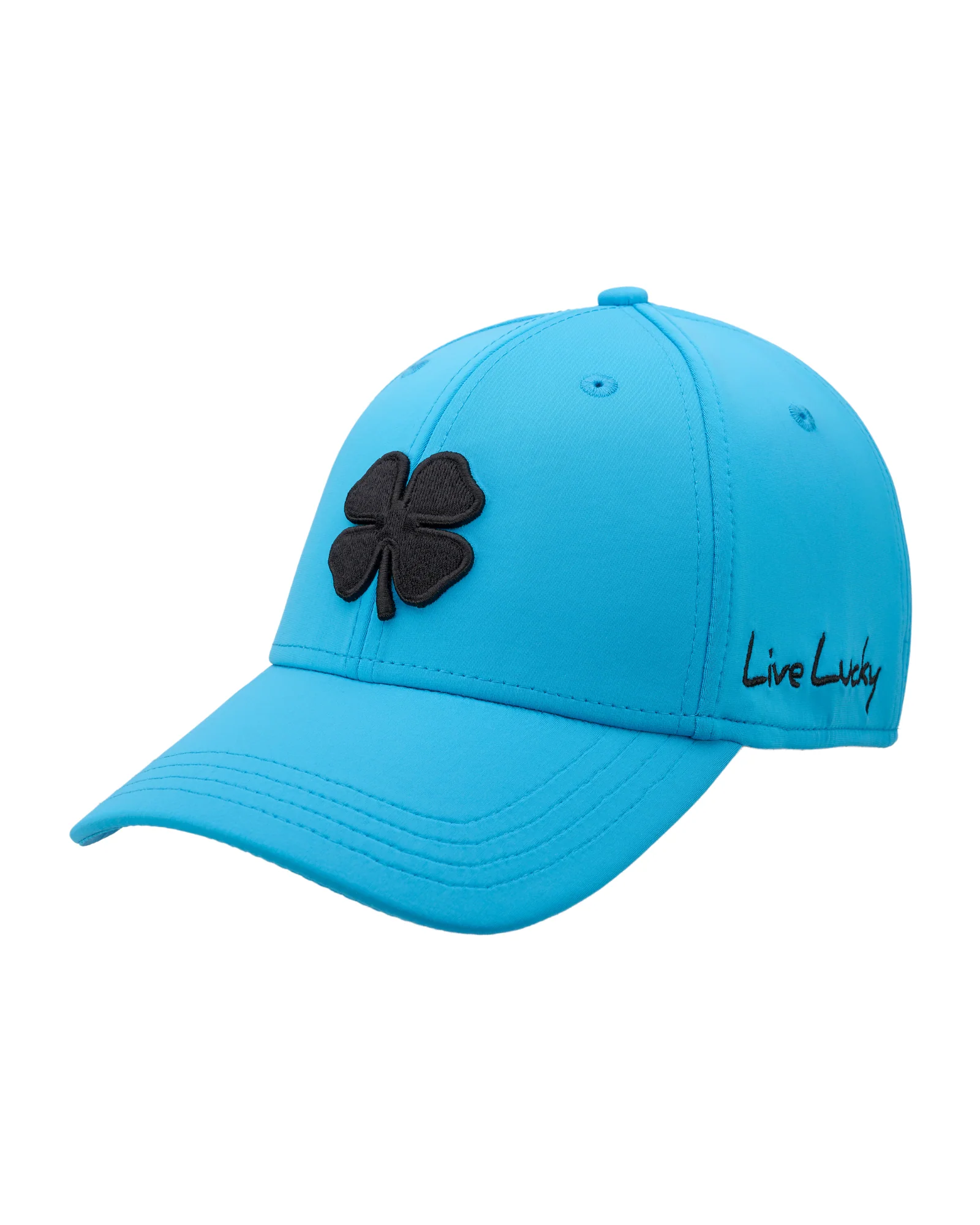 Premium Clover 152 Blue Fitted Performance Hat - Image 3