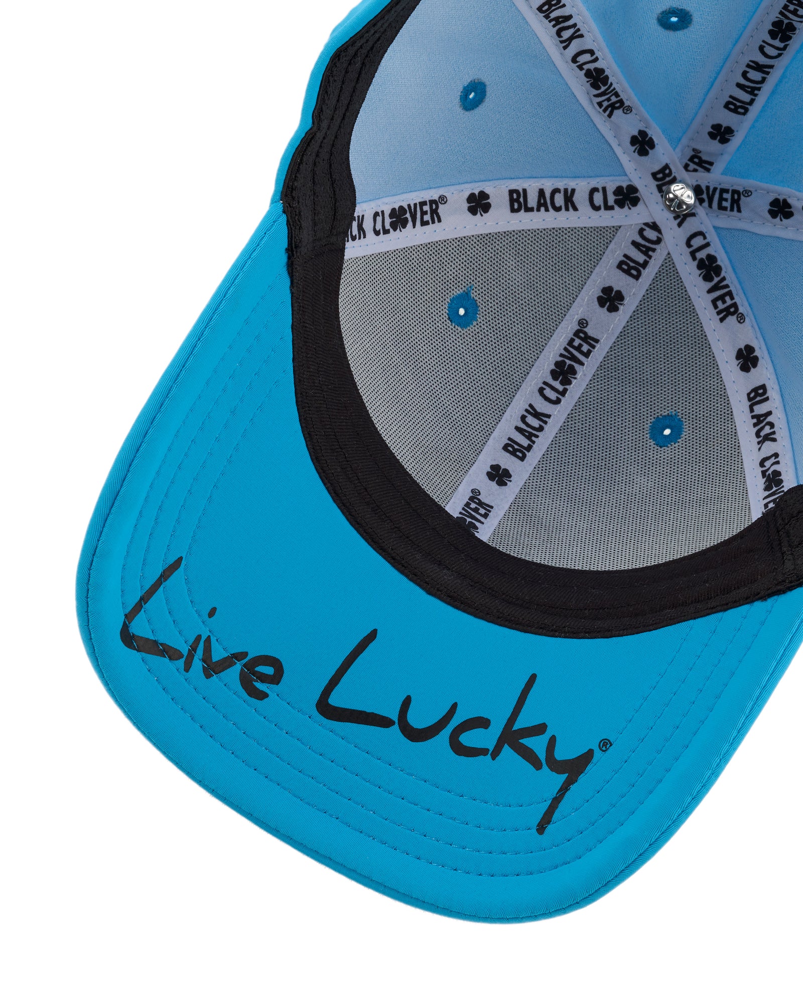 Premium Clover 152 Blue Fitted Performance Hat - Image 6