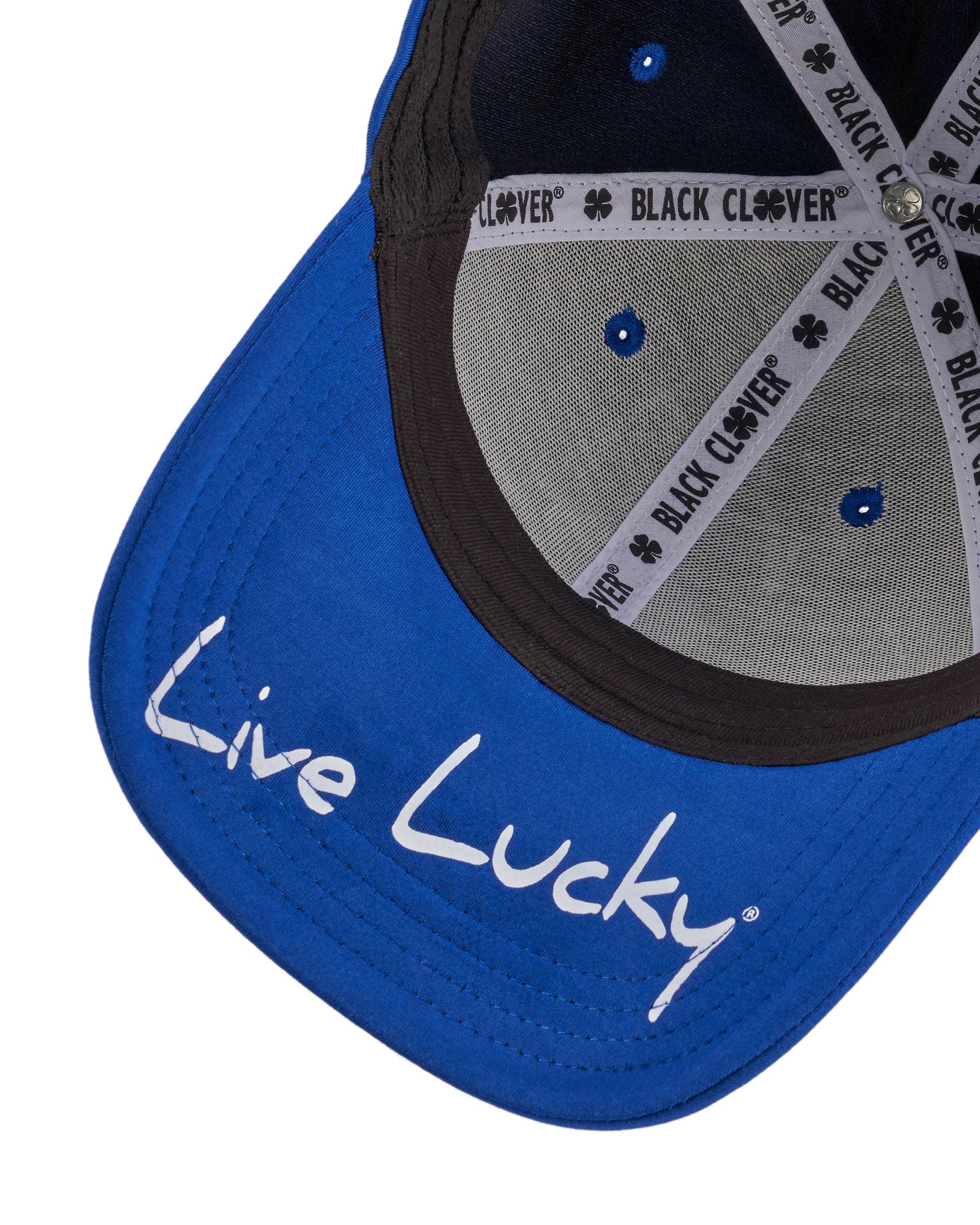 Premium Clover 154 Blue Fitted Performance Hat - Image 7