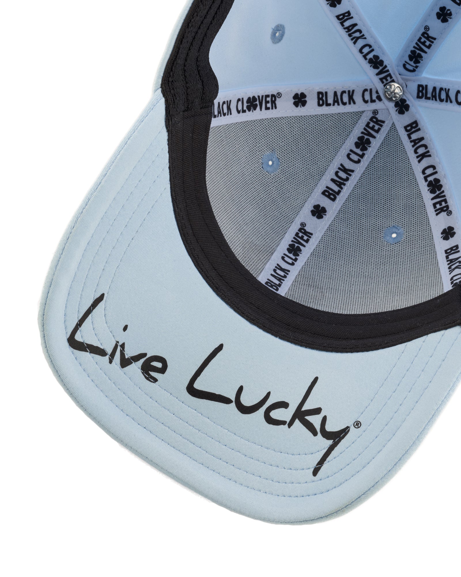 Premium Clover 155 Blue Fitted Performance Hat - Image 6