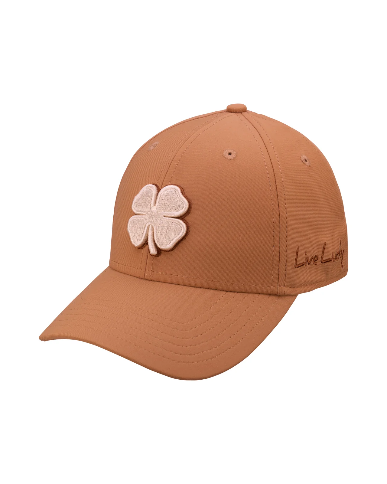 Premium Clover 164 Brown Fitted Performance Hat - Image 3