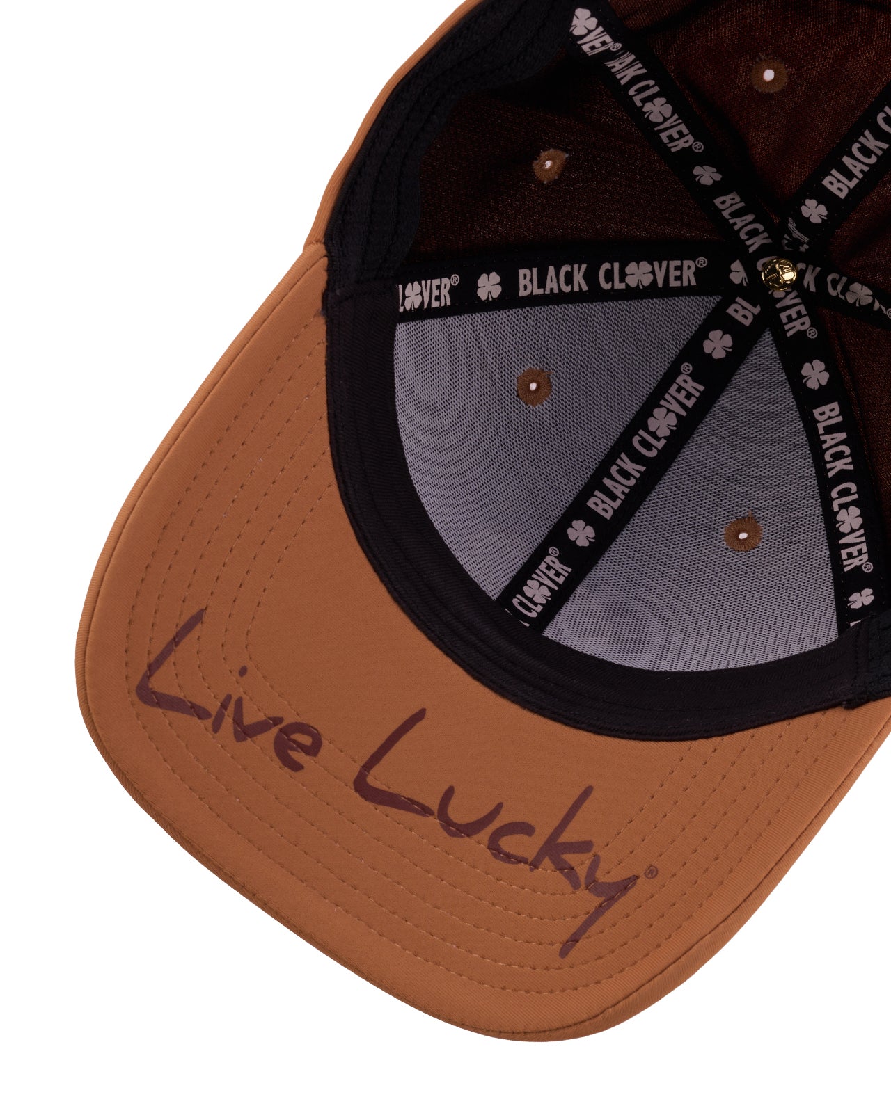 Premium Clover 164 Brown Fitted Performance Hat - Image 6