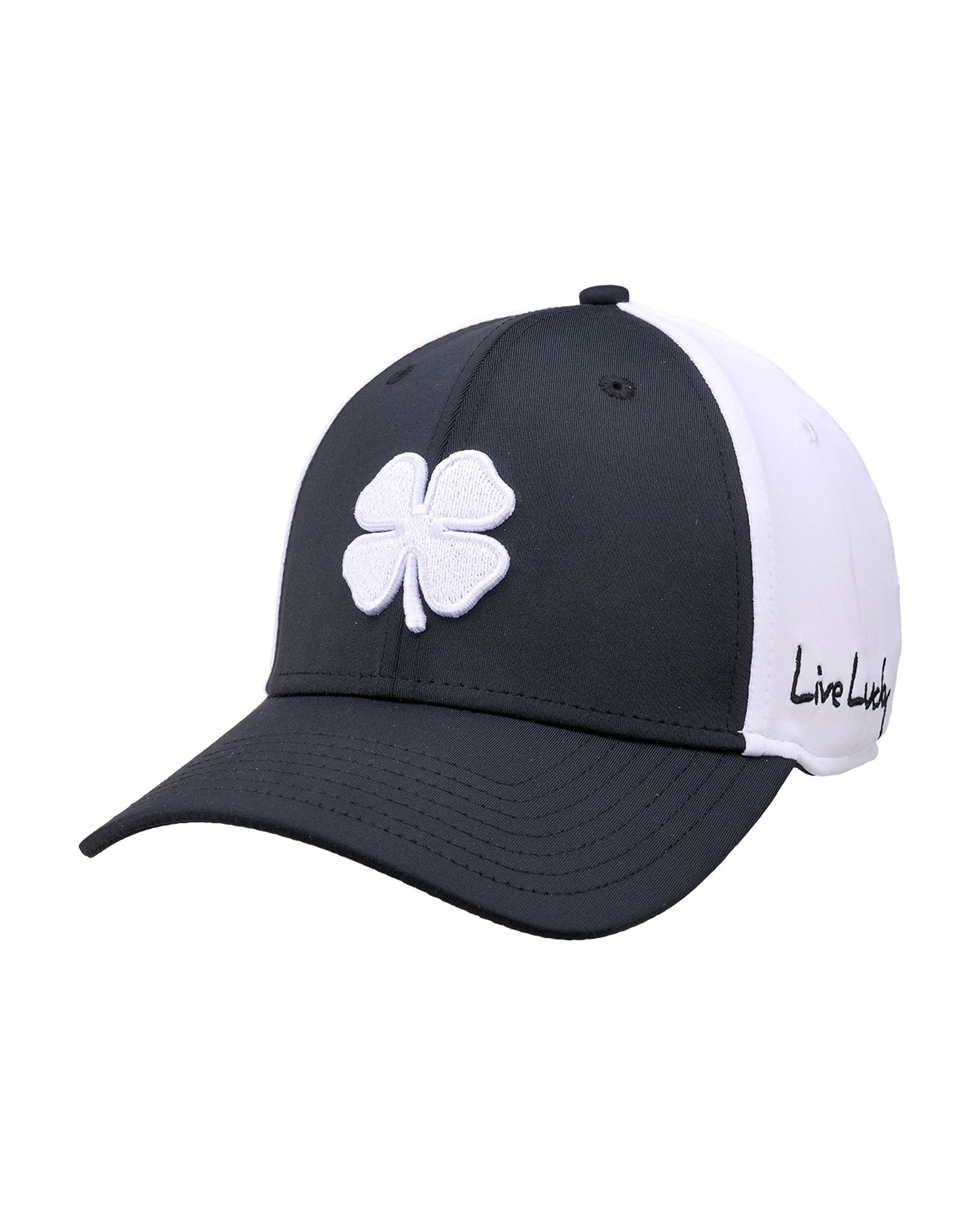 Premium Clover 165 Black Fitted Performance Hat - Image 3