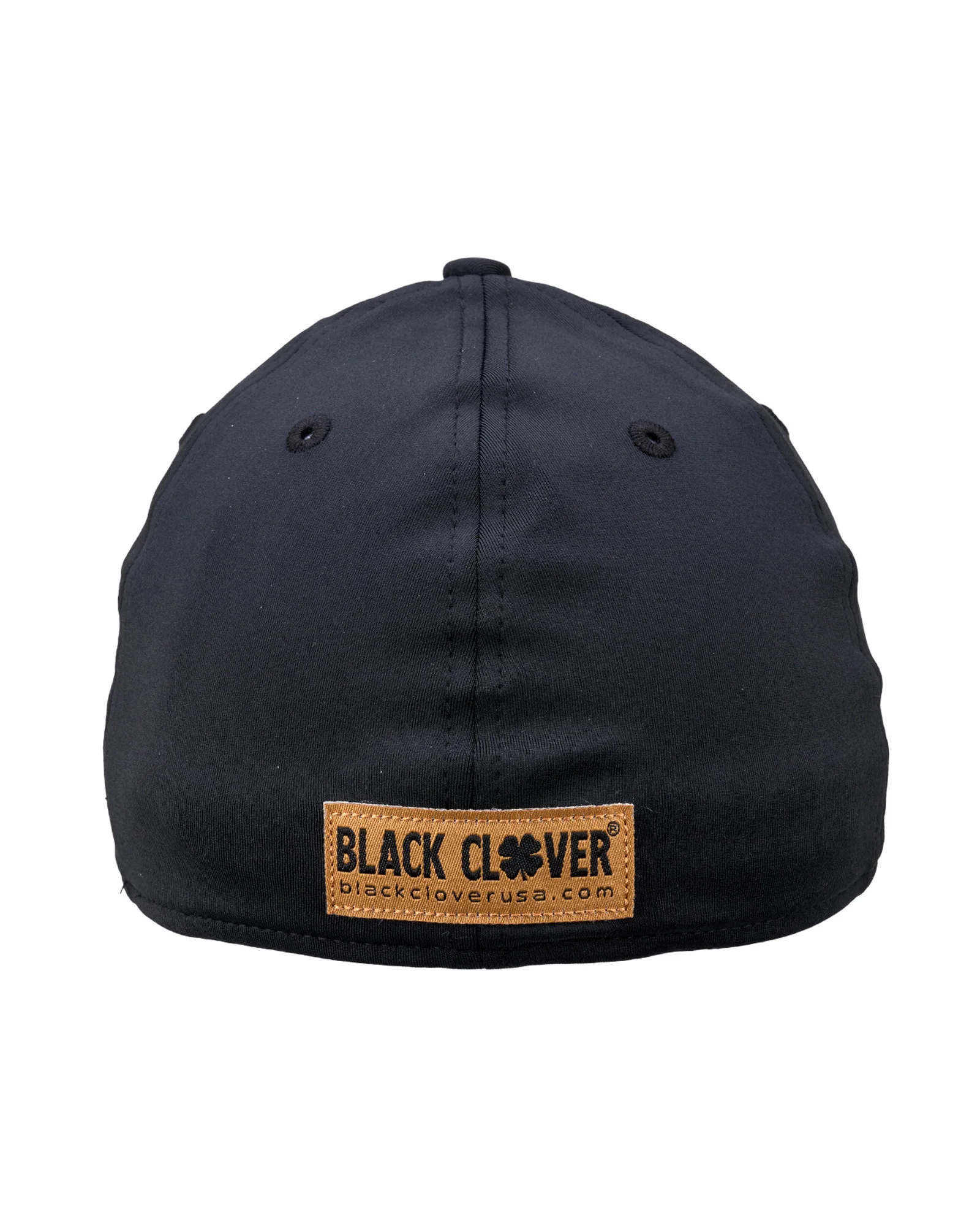 Premium Clover 182 Black Fitted Performance Hat - Image 5
