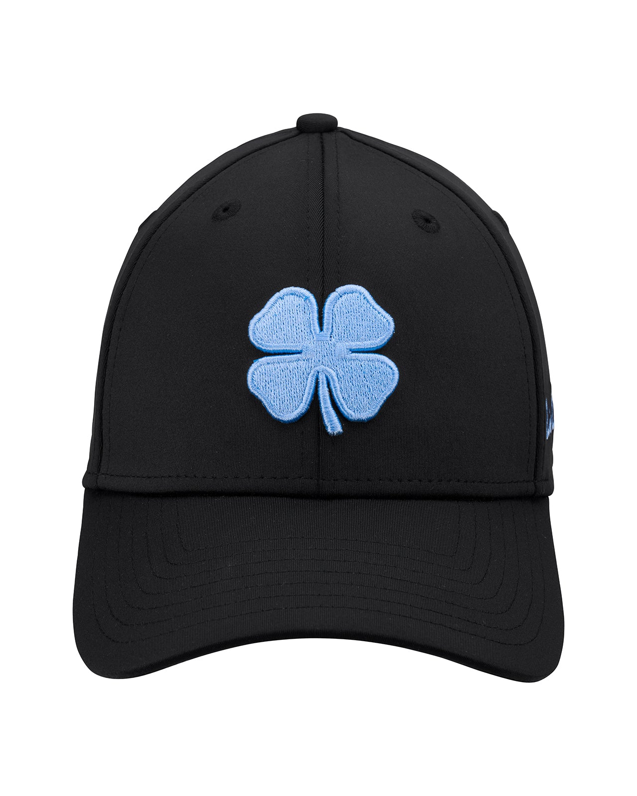 Premium Clover 184 Black Fitted Performance Hat - Image 2