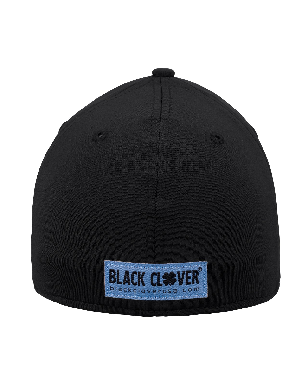 Premium Clover 184 Black Fitted Performance Hat - Image 5
