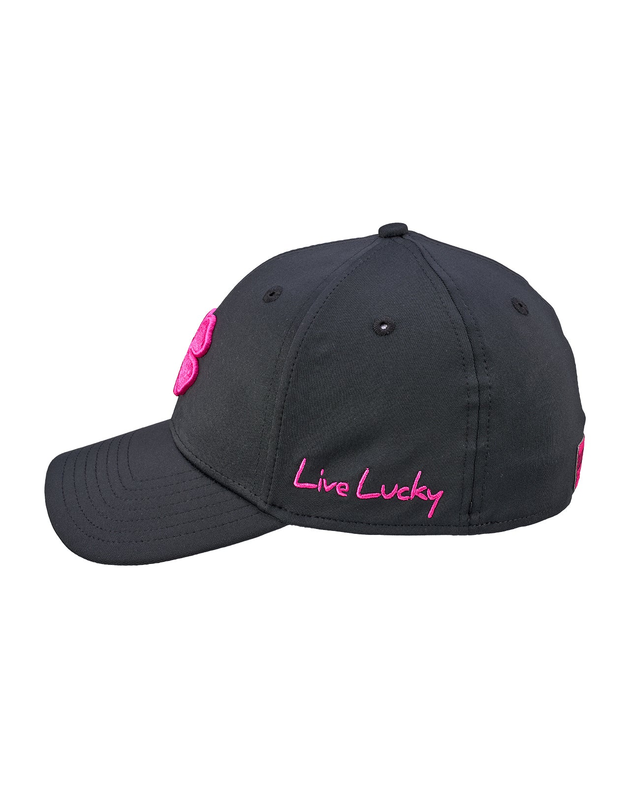 Premium Clover 185 Black Fitted Performance Hat - Image 4