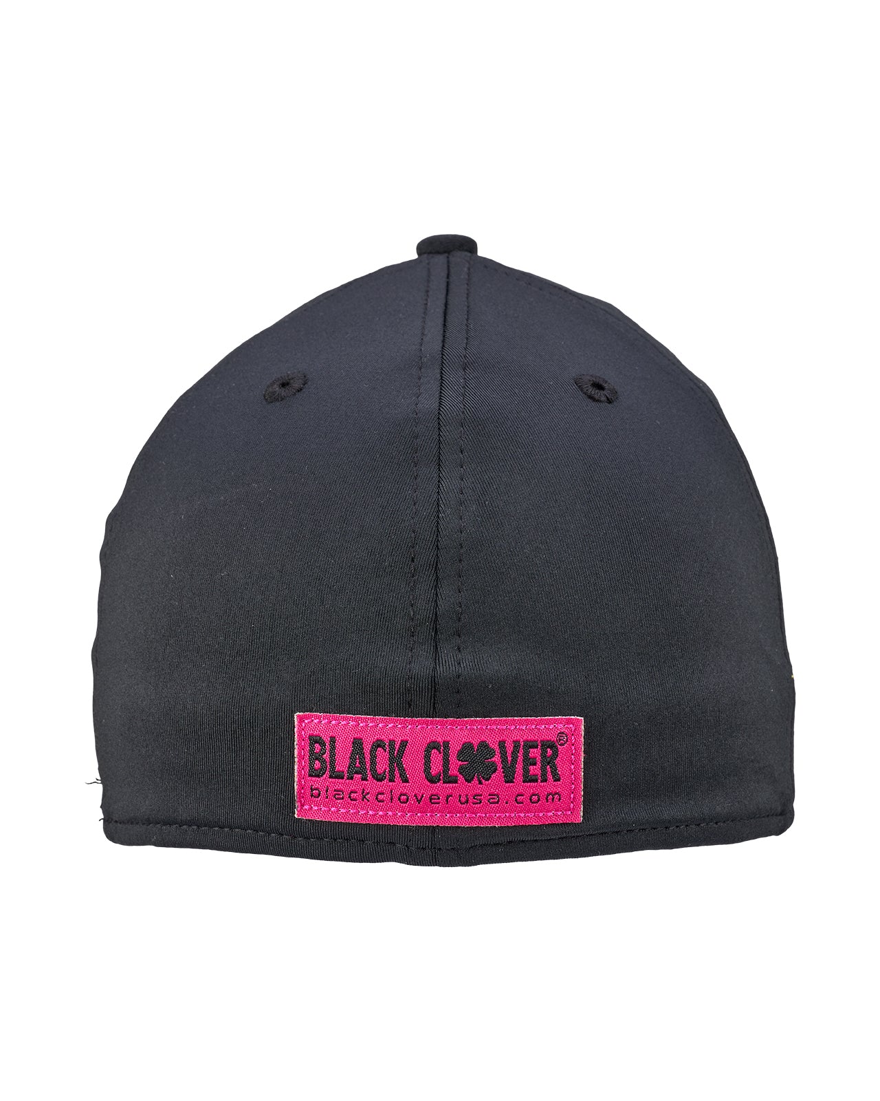 Premium Clover 185 Black Fitted Performance Hat - Image 5