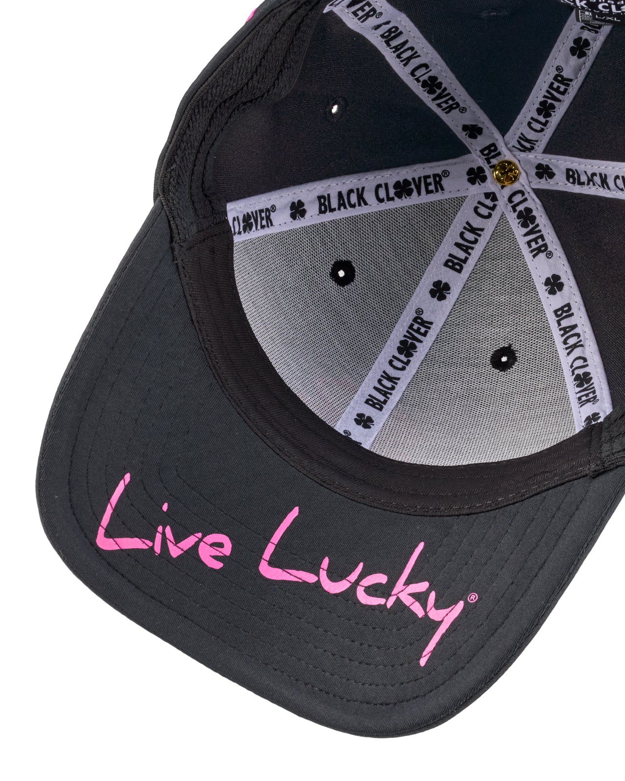 Premium Clover 185 Black Fitted Performance Hat - Image 6