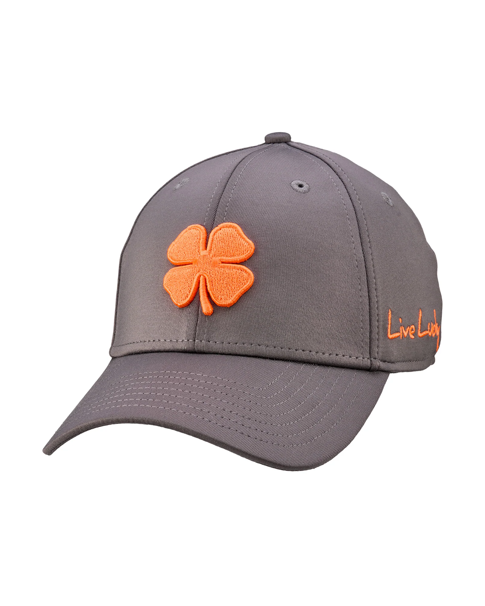 Premium Clover 186 Charcoal Fitted Performance Hat - Image 3