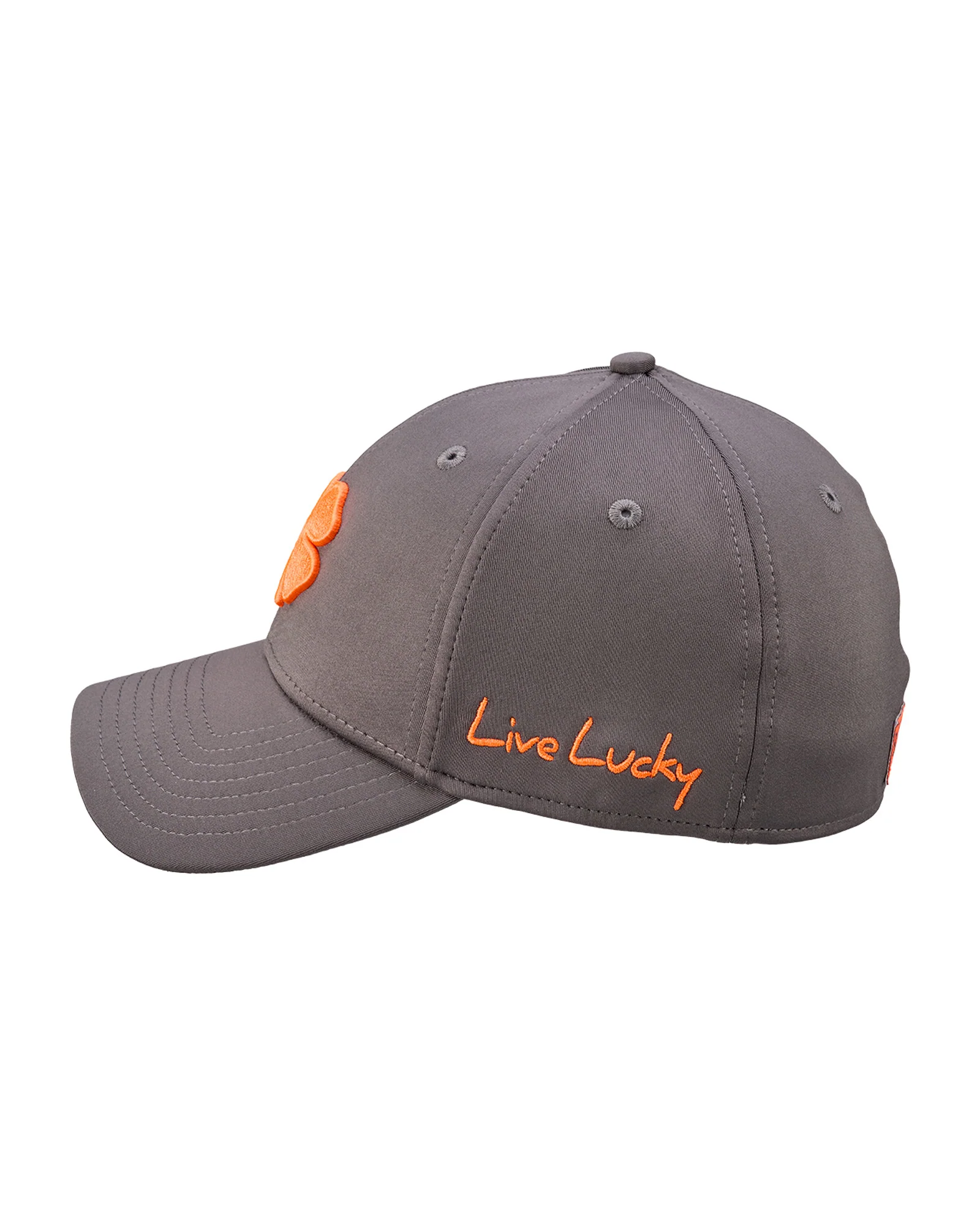 Premium Clover 186 Charcoal Fitted Performance Hat - Image 4