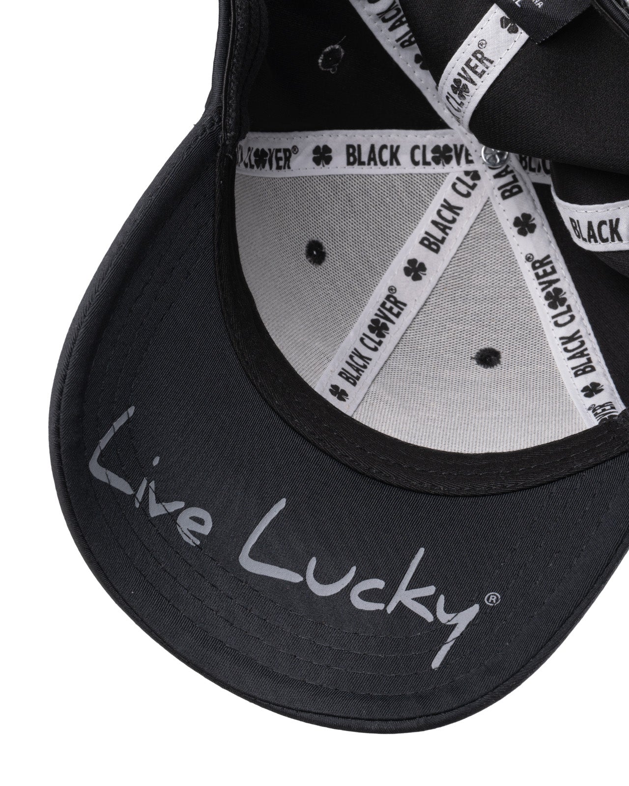 Premium Clover 2 Black Fitted Performance Hat - Image 9