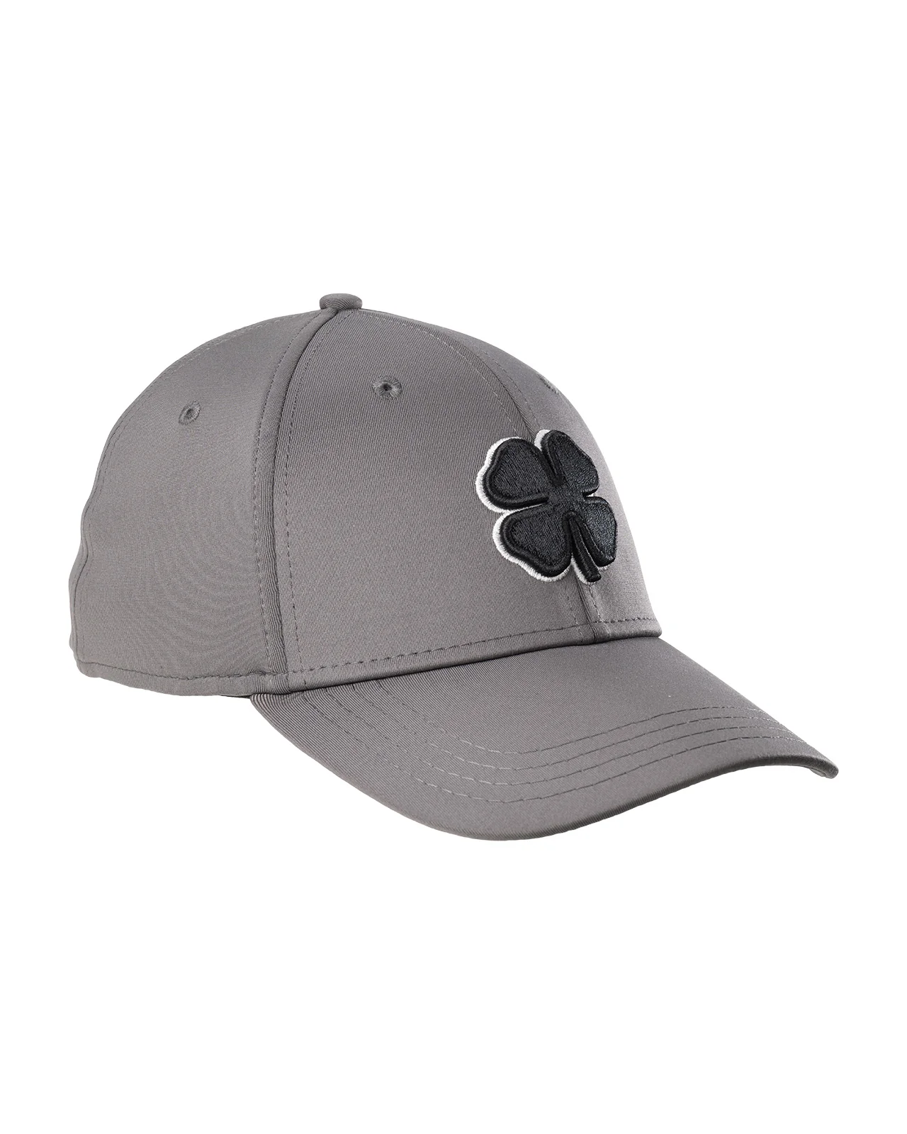 Premium Clover 22 Gray Fitted Performance Hat - Image 3