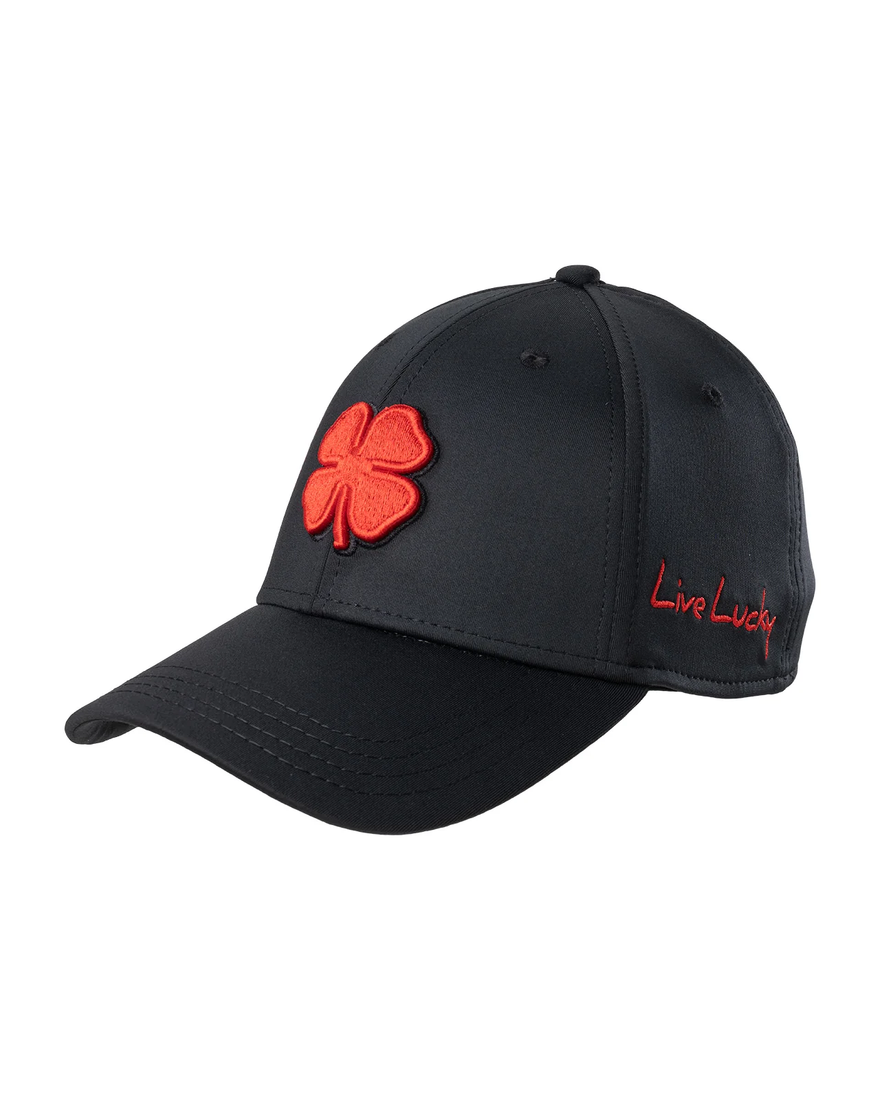 Premium Clover 24 Black Fitted Performance Hat - Image 5