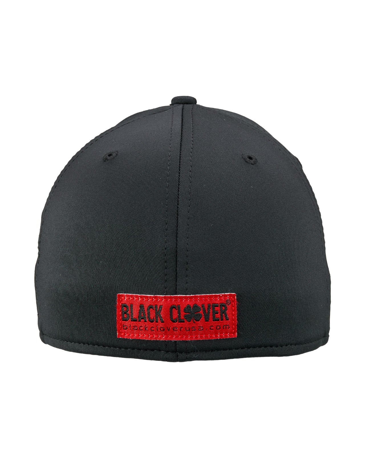 Premium Clover 24 Black Fitted Performance Hat - Image 6