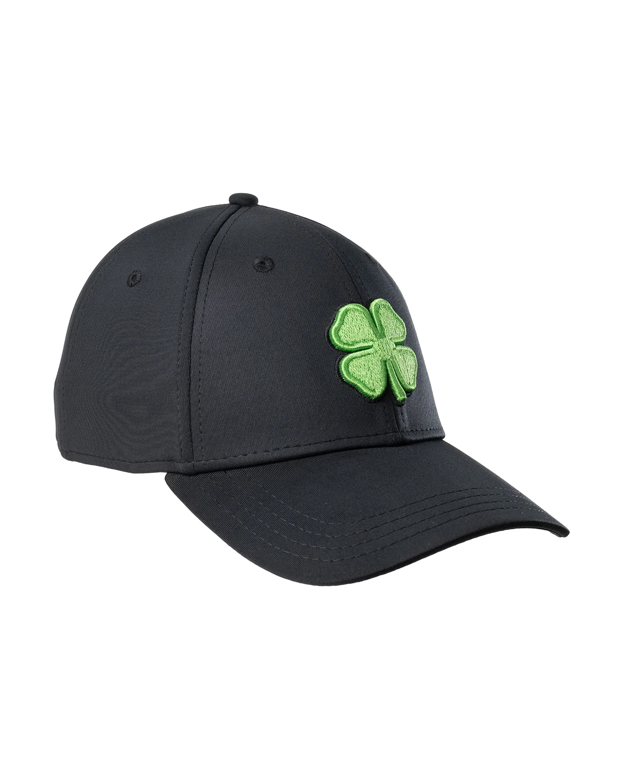 Premium Clover 51 Black Fitted Performance Hat - Image 3