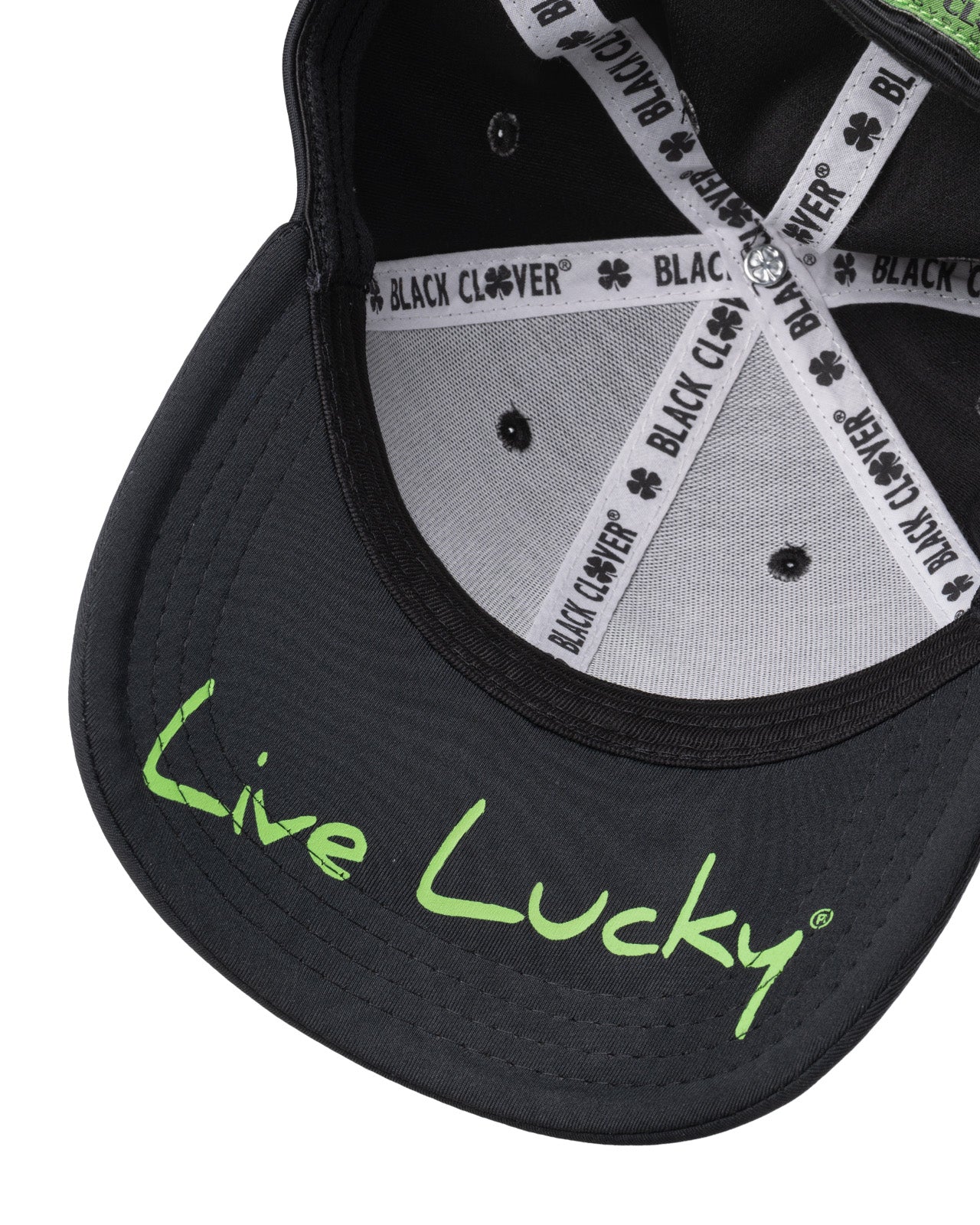 Premium Clover 51 Black Fitted Performance Hat - Image 7