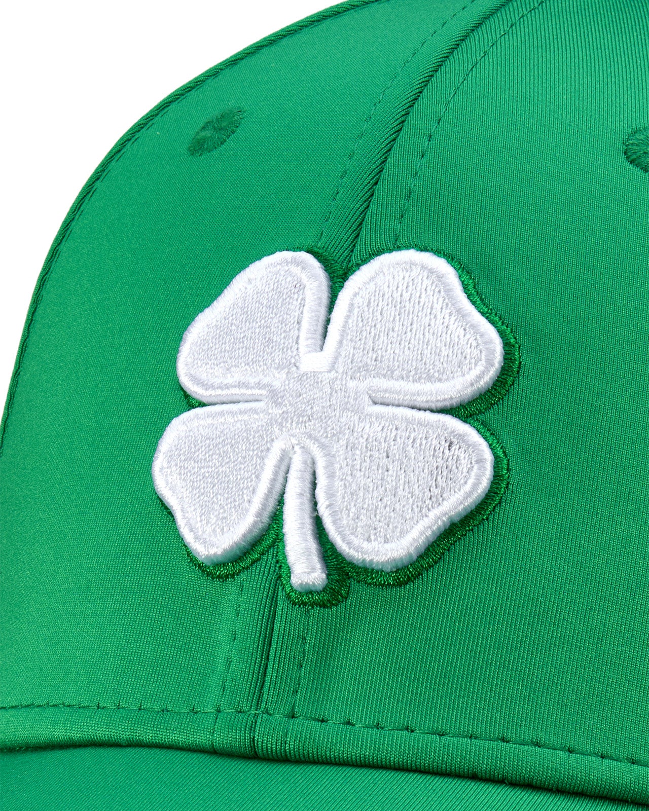 Premium Clover 58 Green Fitted Performance Hat - Image 4