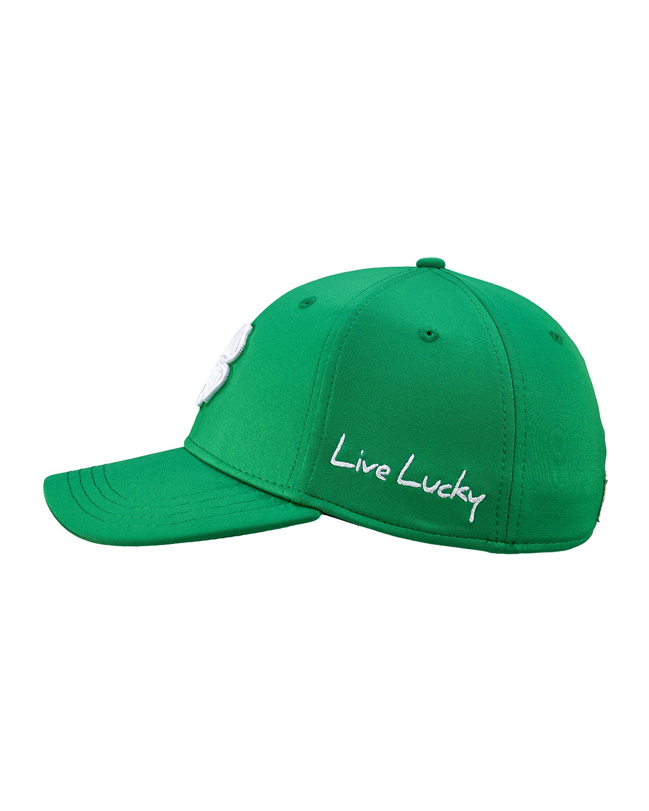 Premium Clover 58 Green Fitted Performance Hat - Image 6