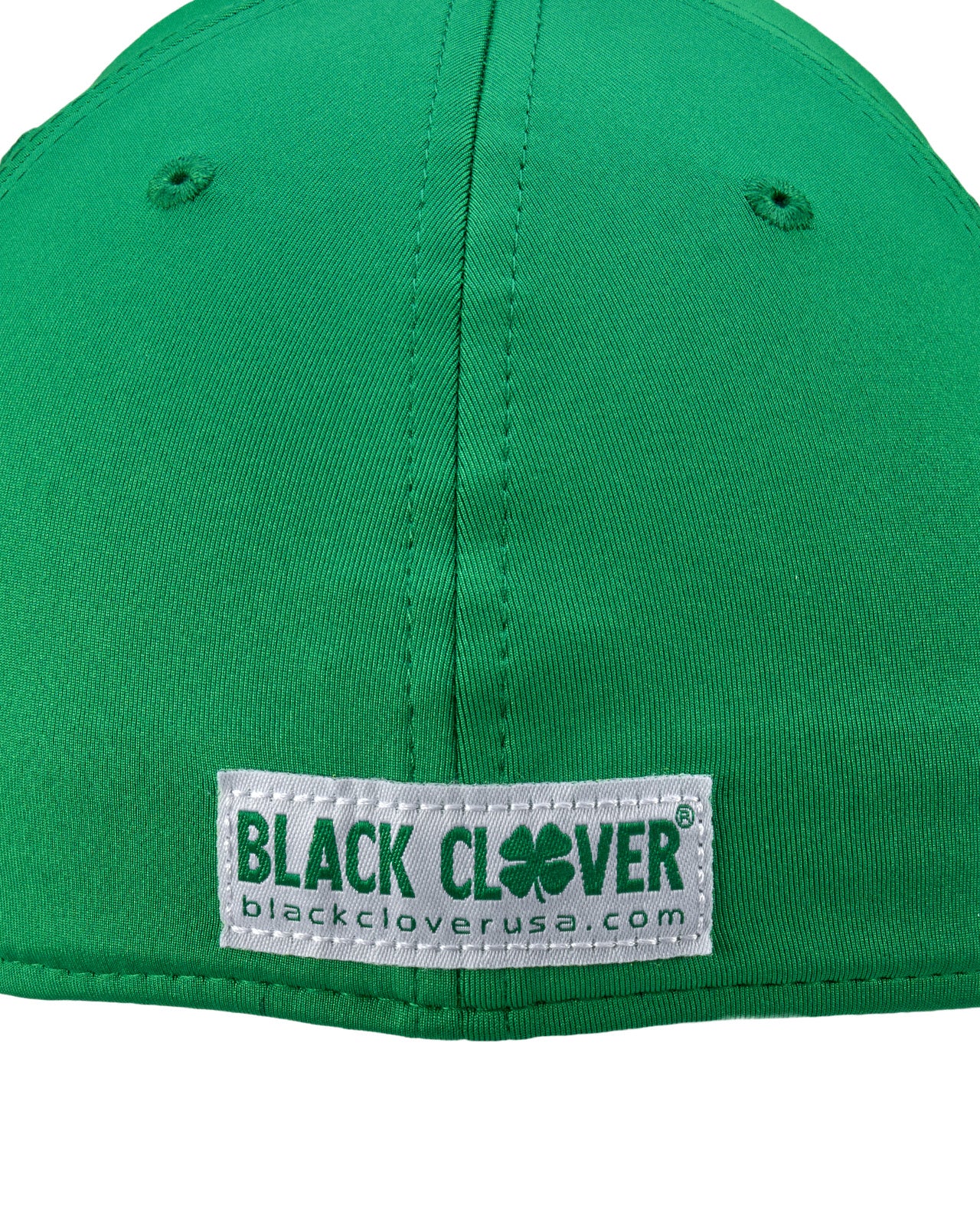 Premium Clover 58 Green Fitted Performance Hat - Image 9