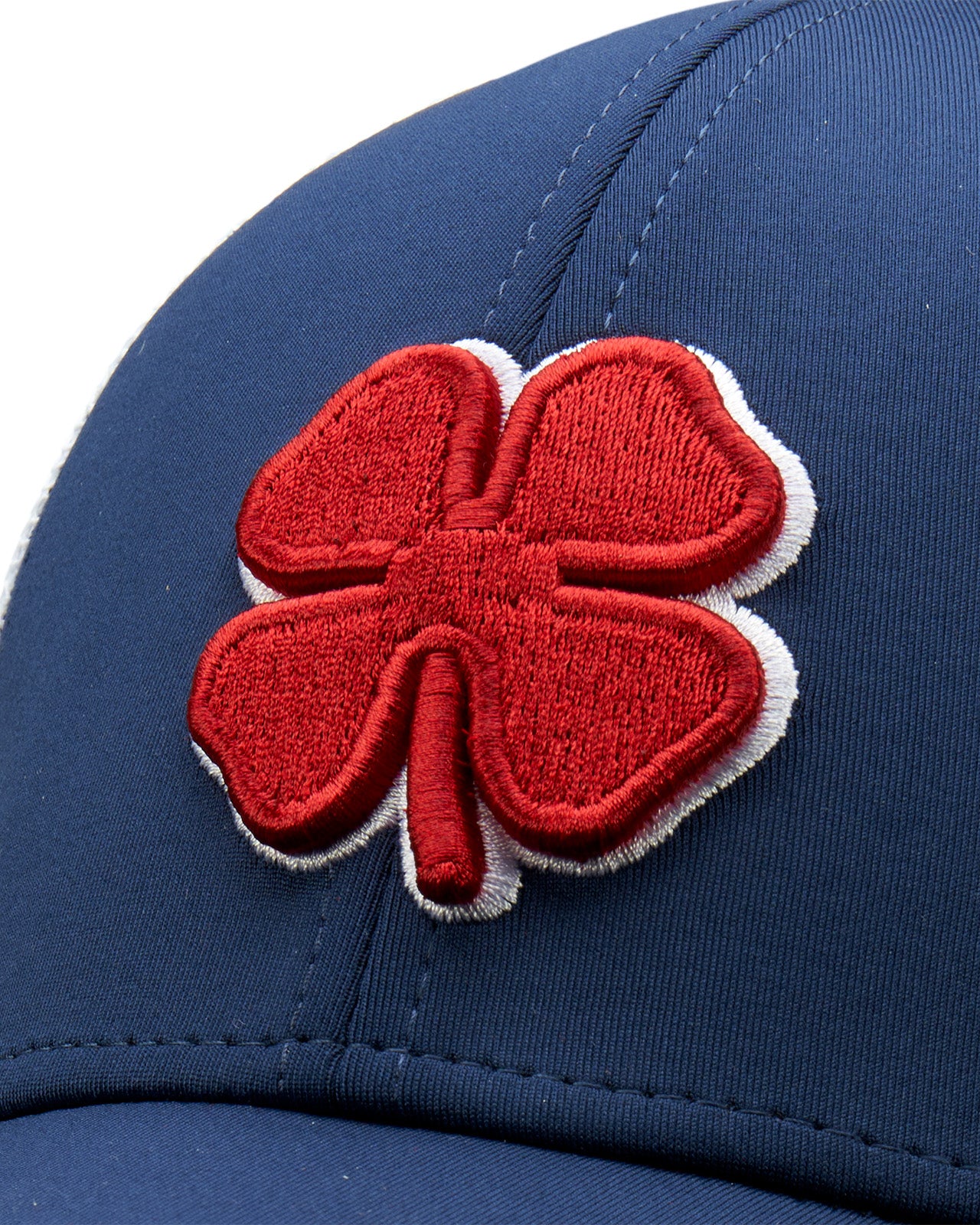 Premium Clover 70 Blue Fitted Performance Mesh Hat - Image 4